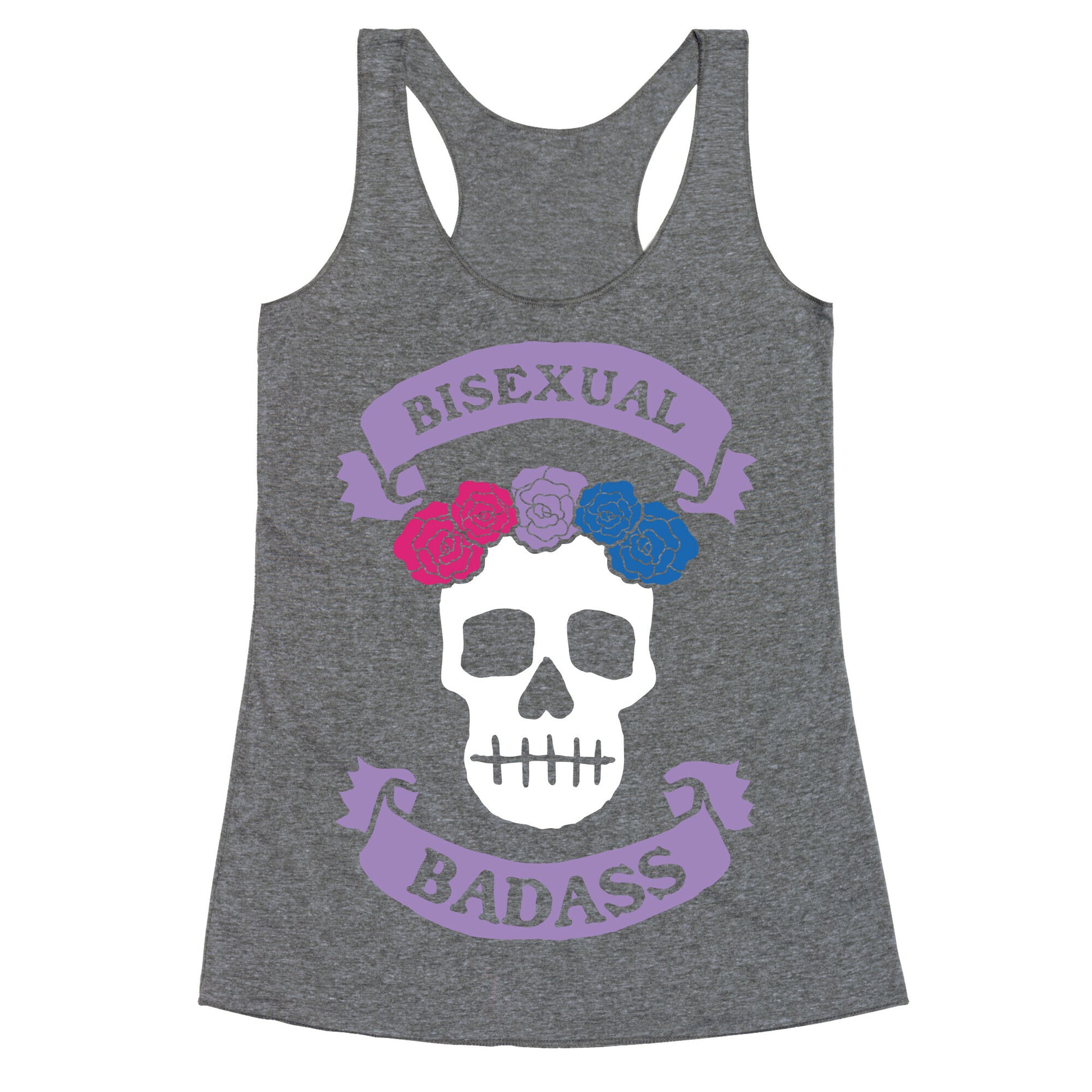 Bisexual Badass Racerback Tank