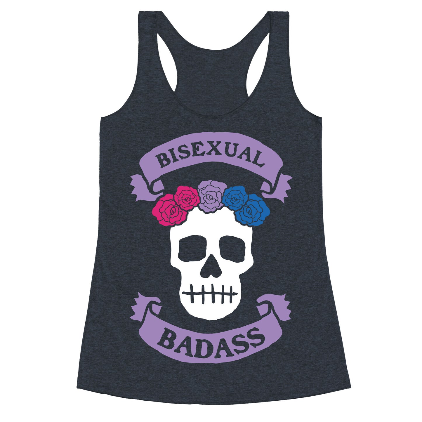 Bisexual Badass Racerback Tank