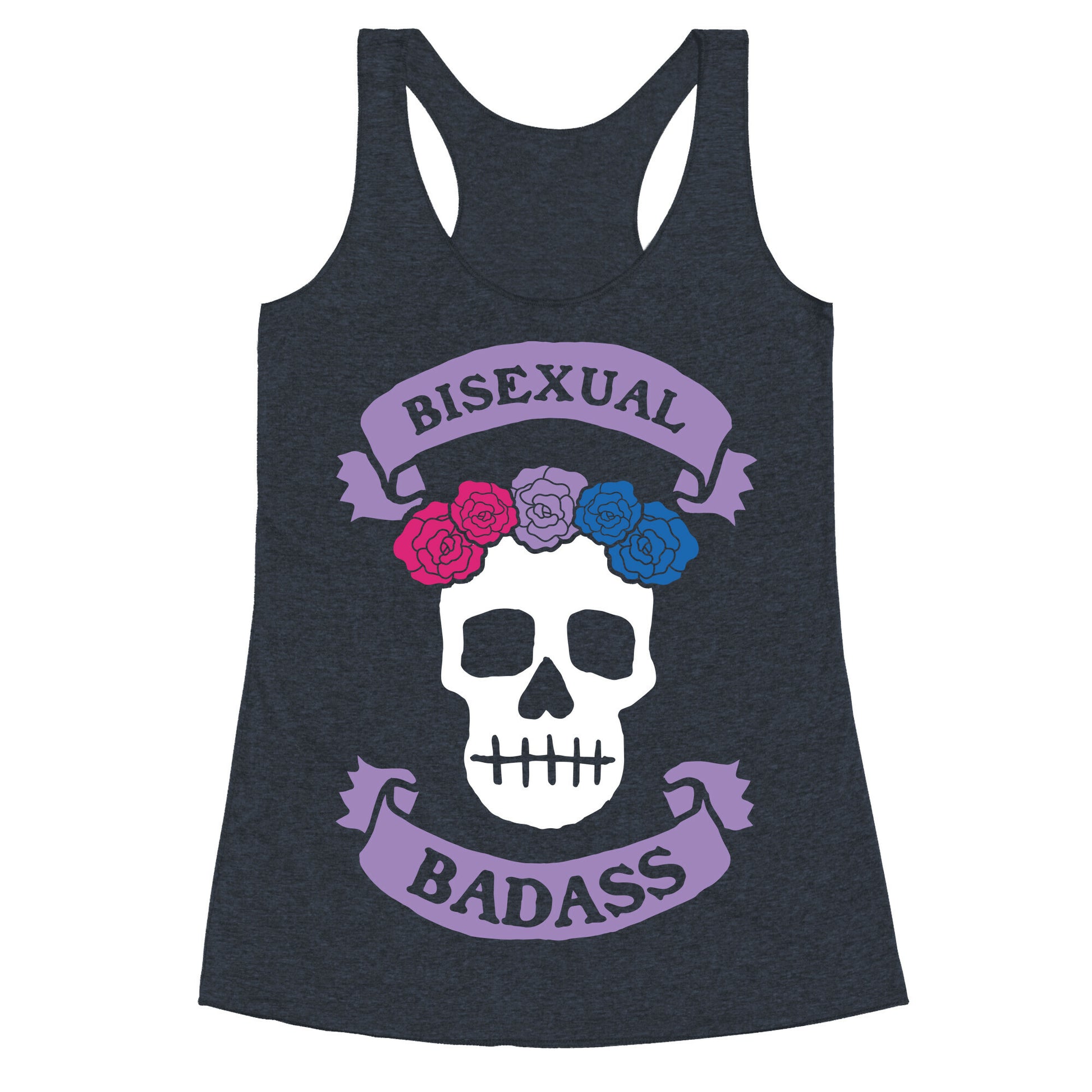 Bisexual Badass Racerback Tank