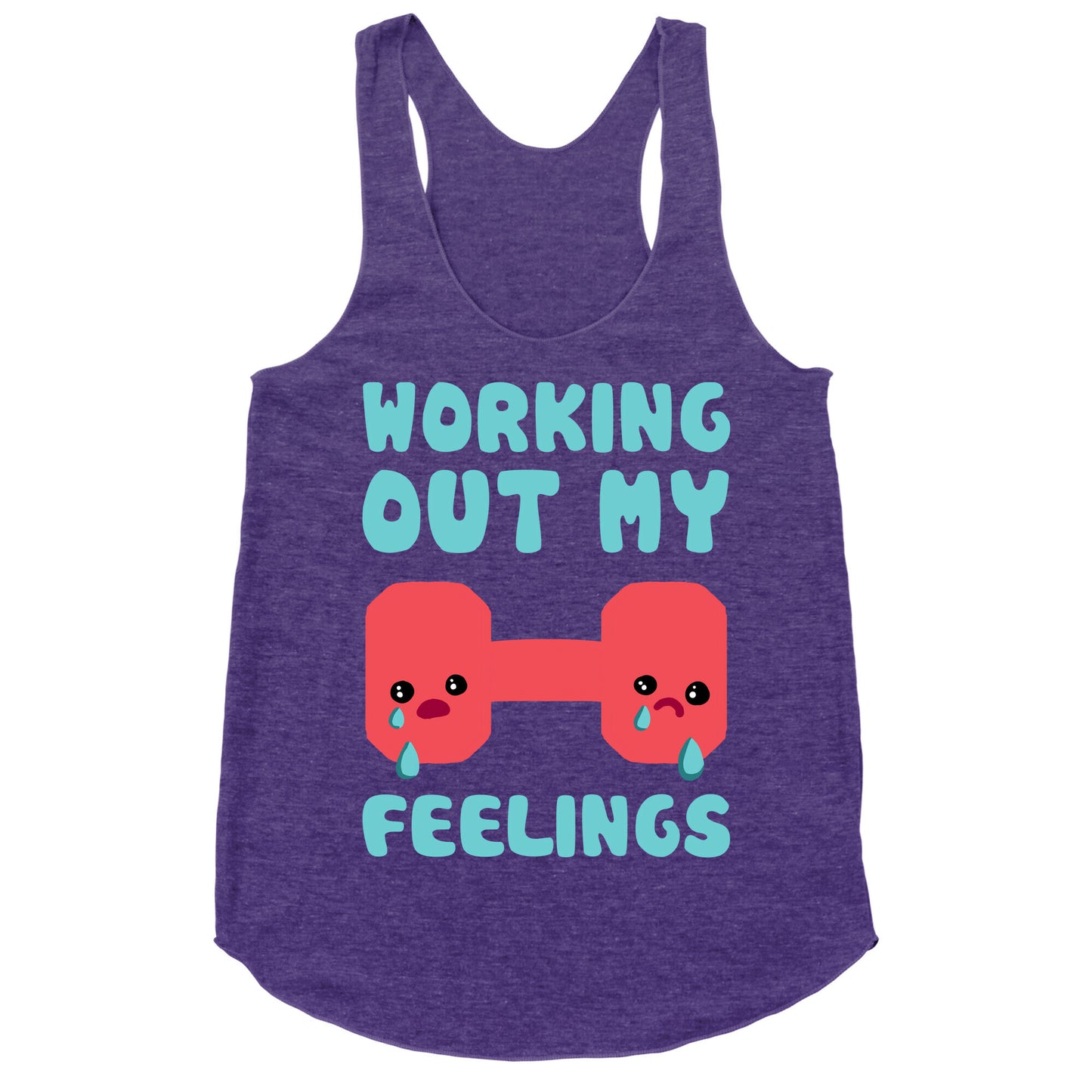 Working Out My Feelings Racerback Tank