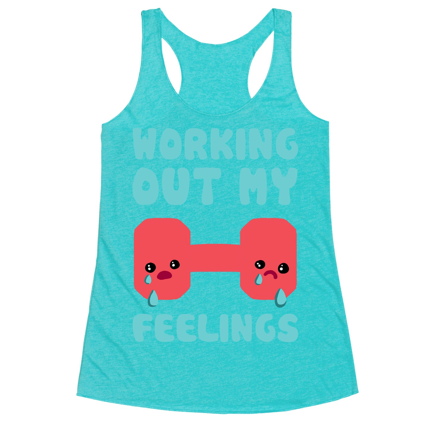 Working Out My Feelings Racerback Tank