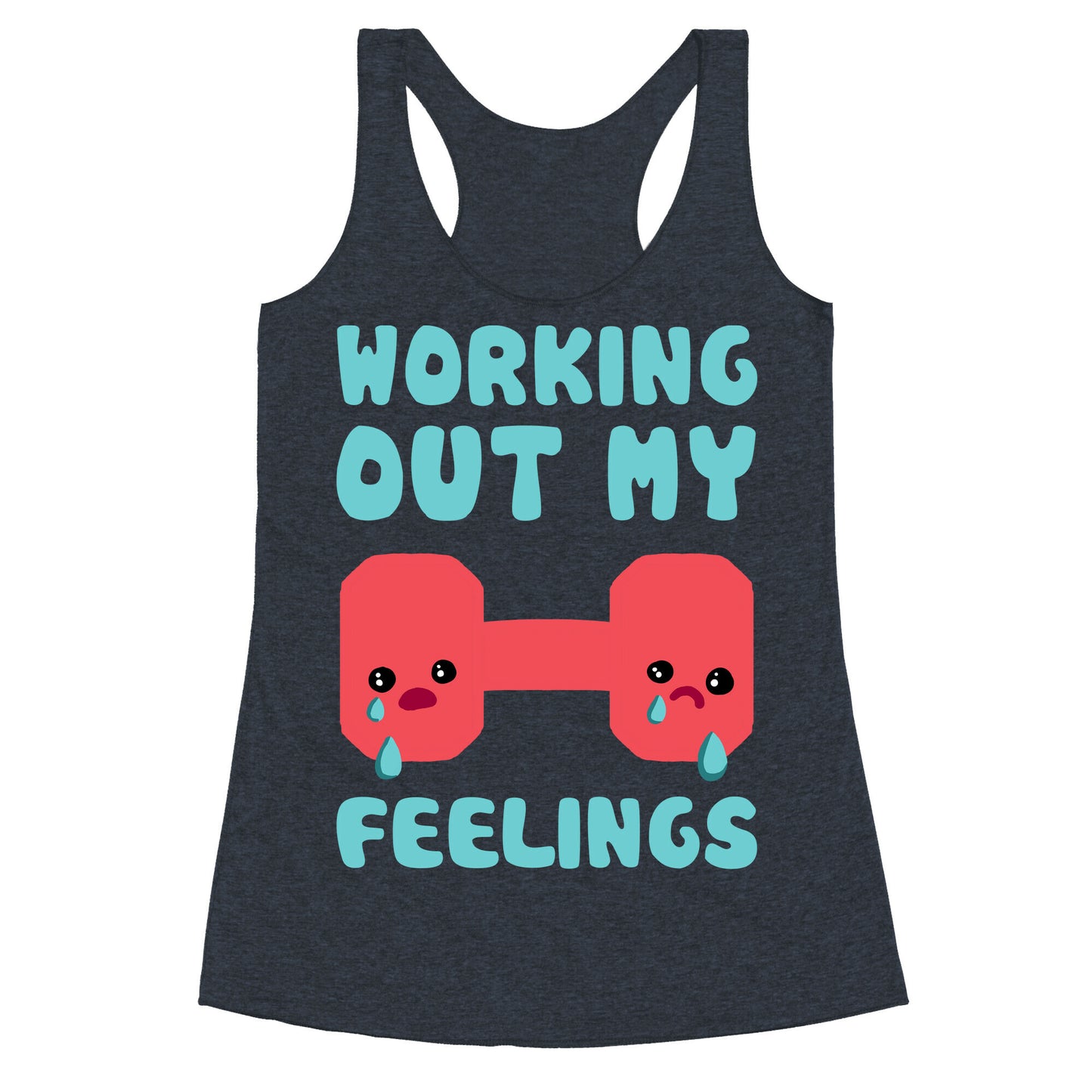 Working Out My Feelings Racerback Tank