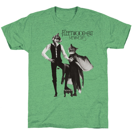 Fleetwood Cat Mewmours Mashup Unisex Triblend Tee