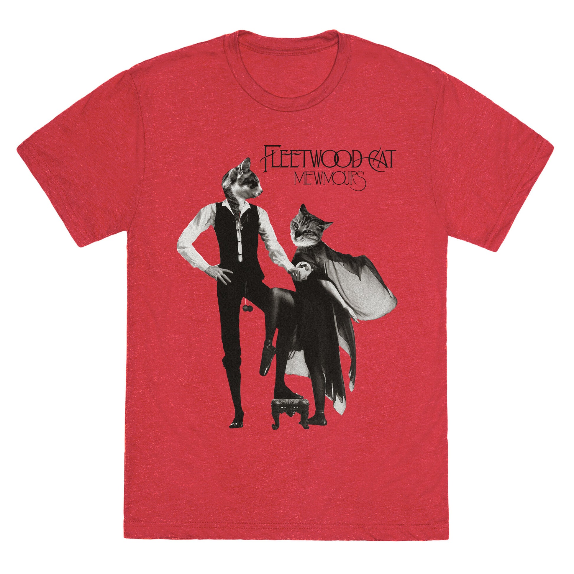 Fleetwood Cat Mewmours Mashup Unisex Triblend Tee