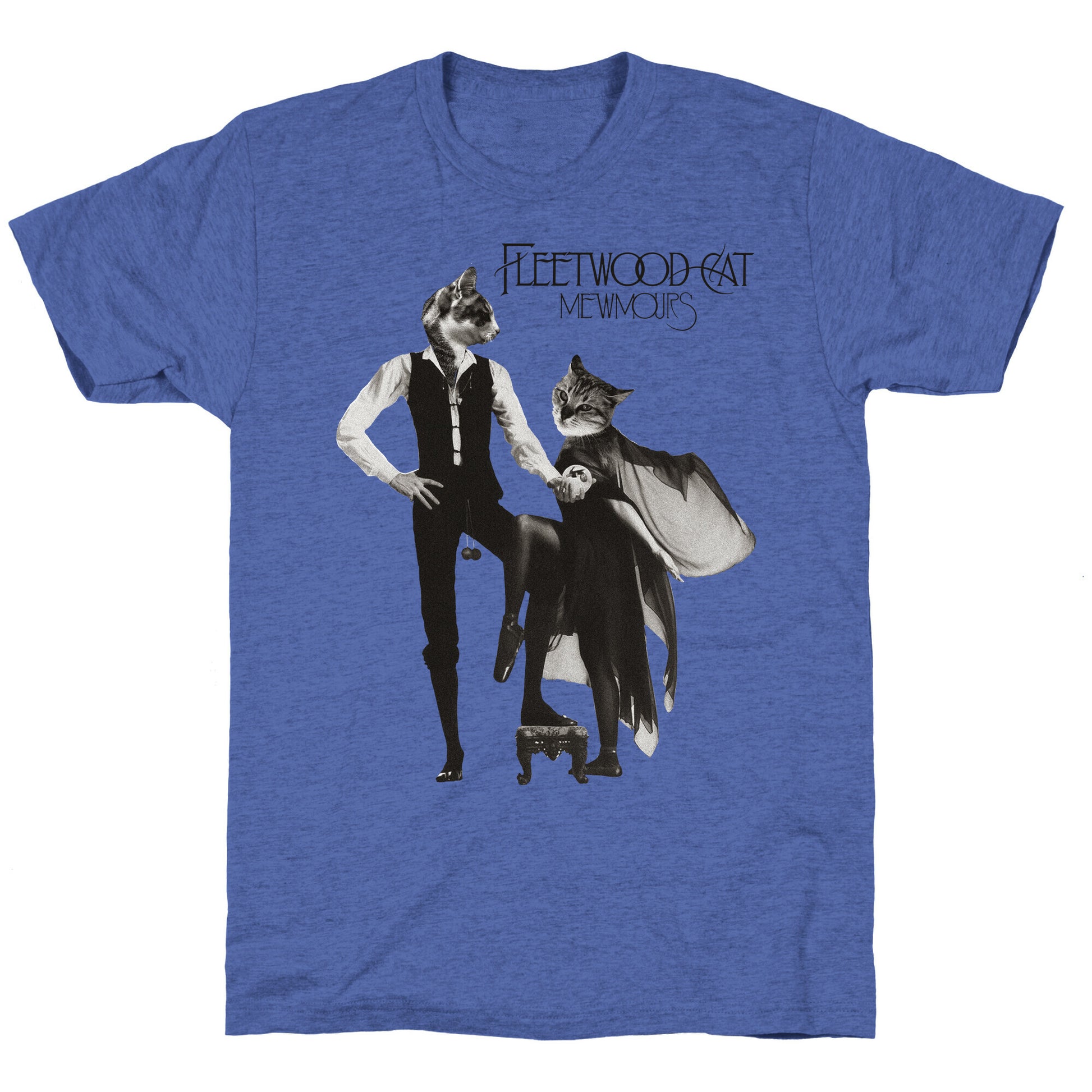 Fleetwood Cat Mewmours Mashup Unisex Triblend Tee