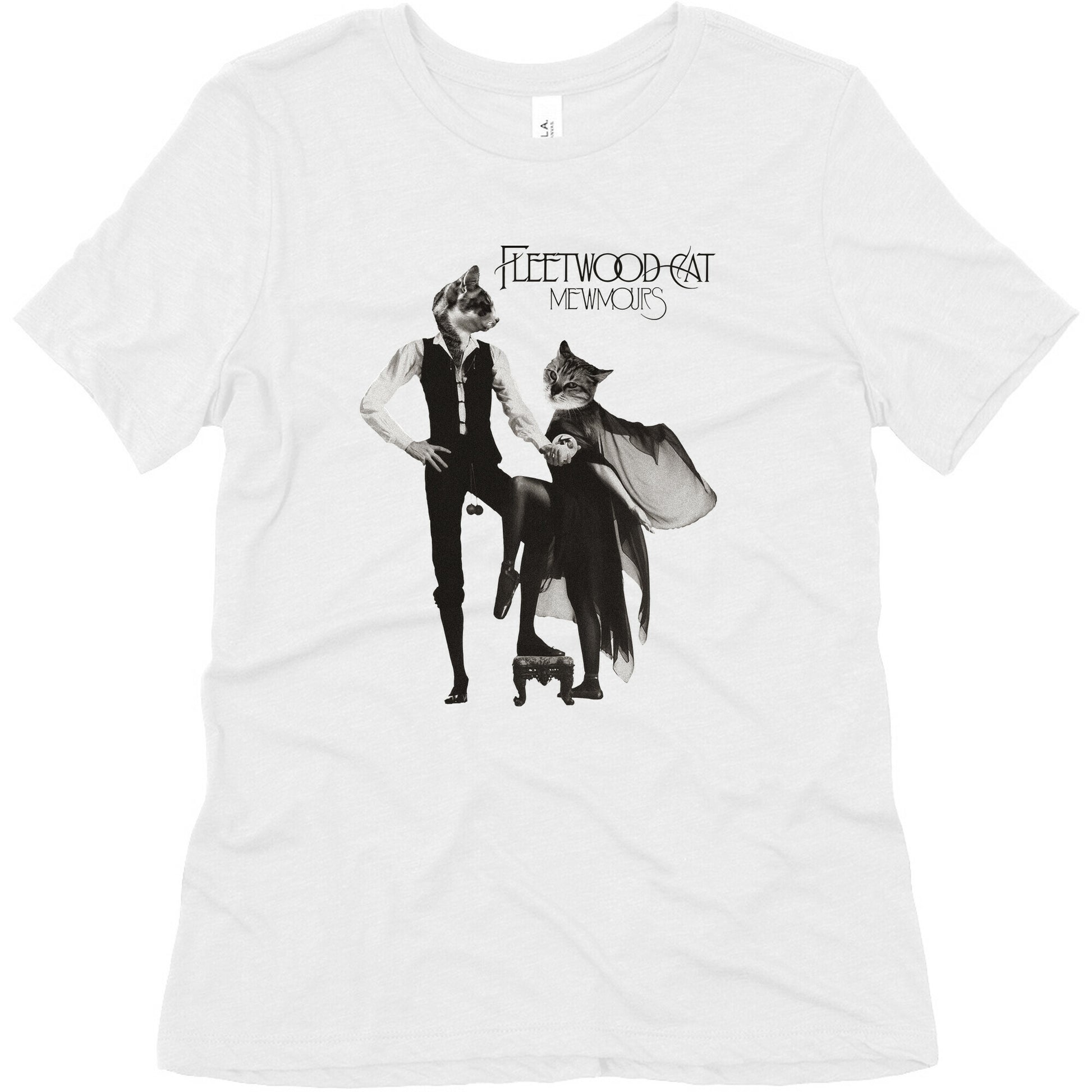 Fleetwood Cat Mewmours Mashup Women's Triblend Tee