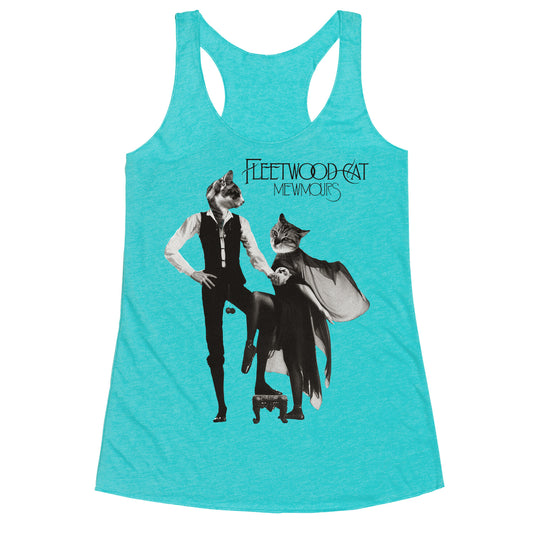 Fleetwood Cat Mewmours Mashup Racerback Tank