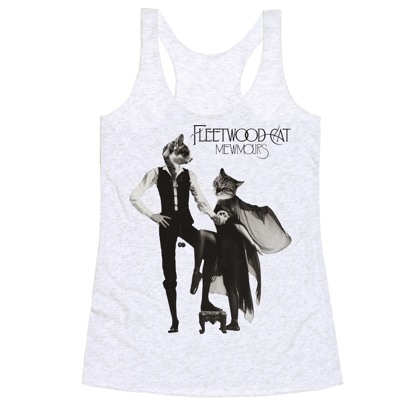 Fleetwood Cat Mewmours Mashup Racerback Tank