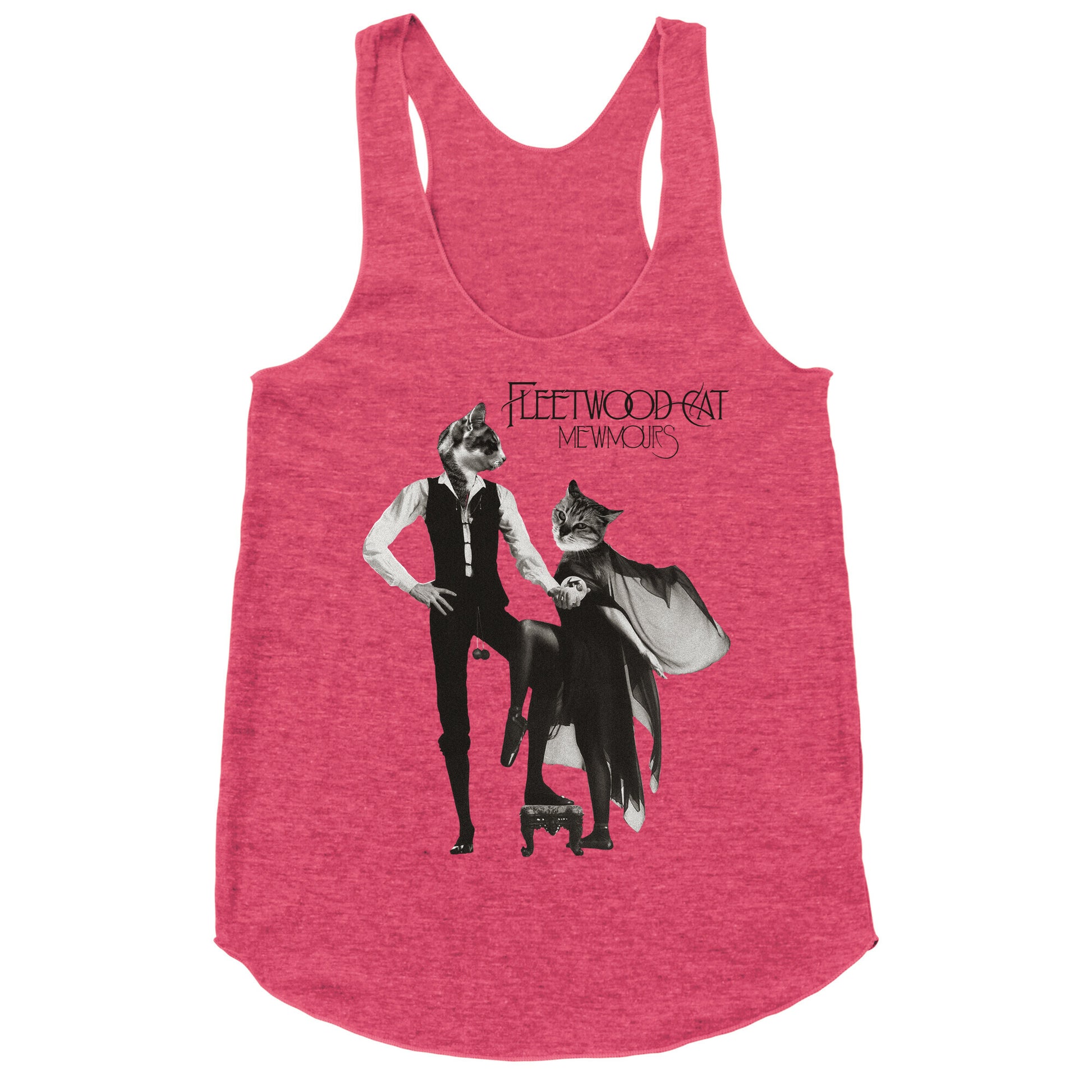 Fleetwood Cat Mewmours Mashup Racerback Tank