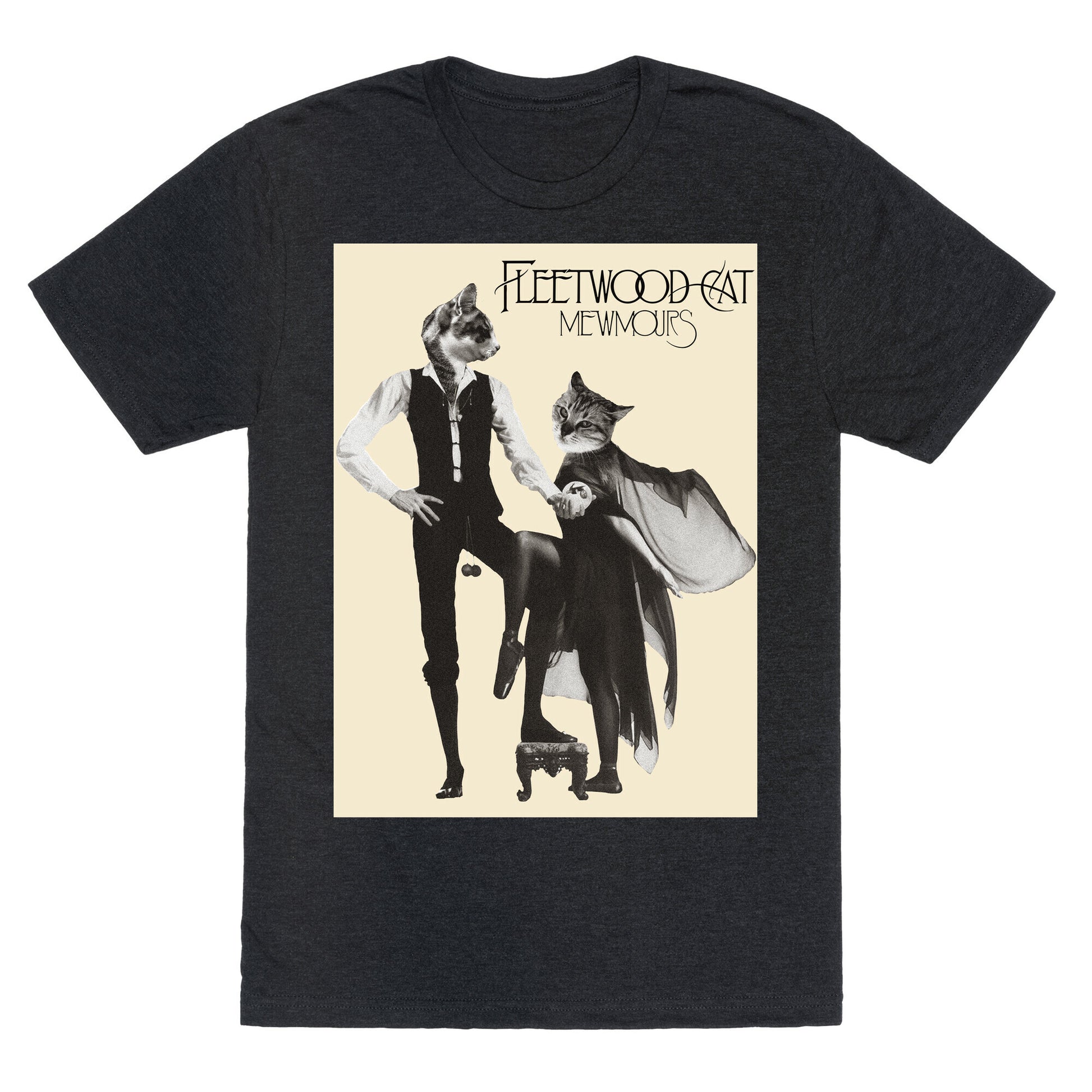 Fleetwood Cat Mewmours Mashup Unisex Triblend Tee