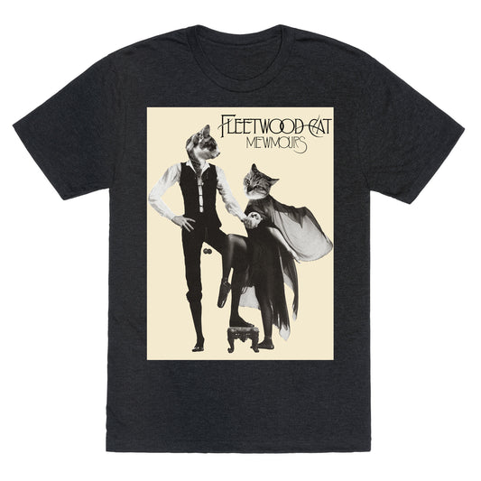 Fleetwood Cat Mewmours Mashup Unisex Triblend Tee