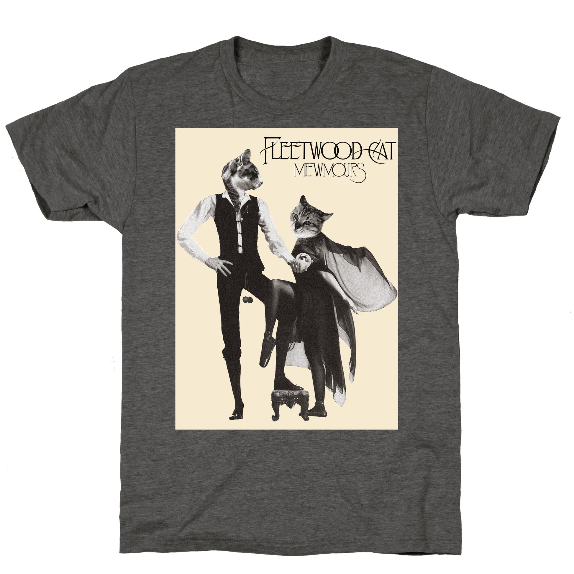 Fleetwood Cat Mewmours Mashup Unisex Triblend Tee