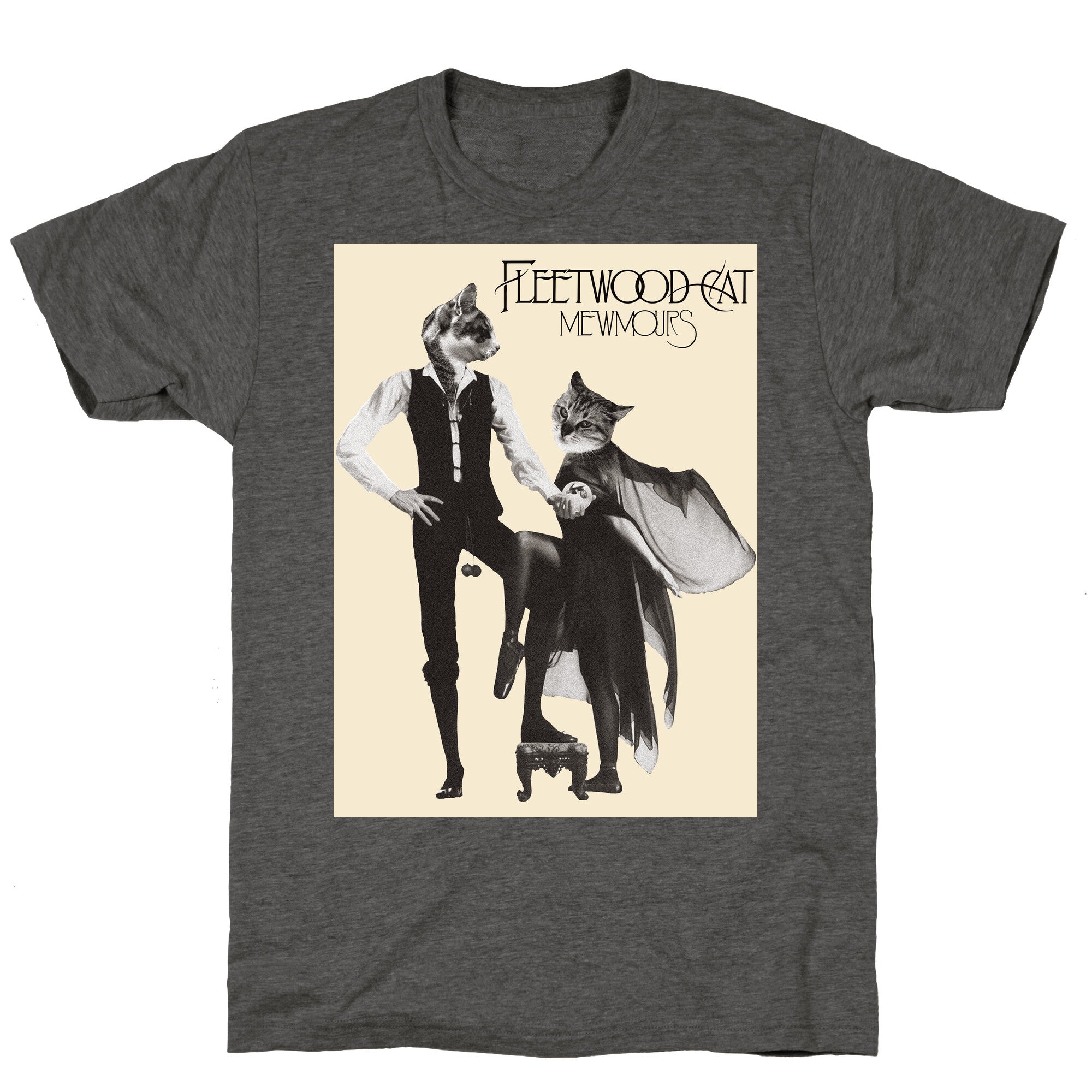 Fleetwood Cat Mewmours Mashup Unisex Triblend Tee