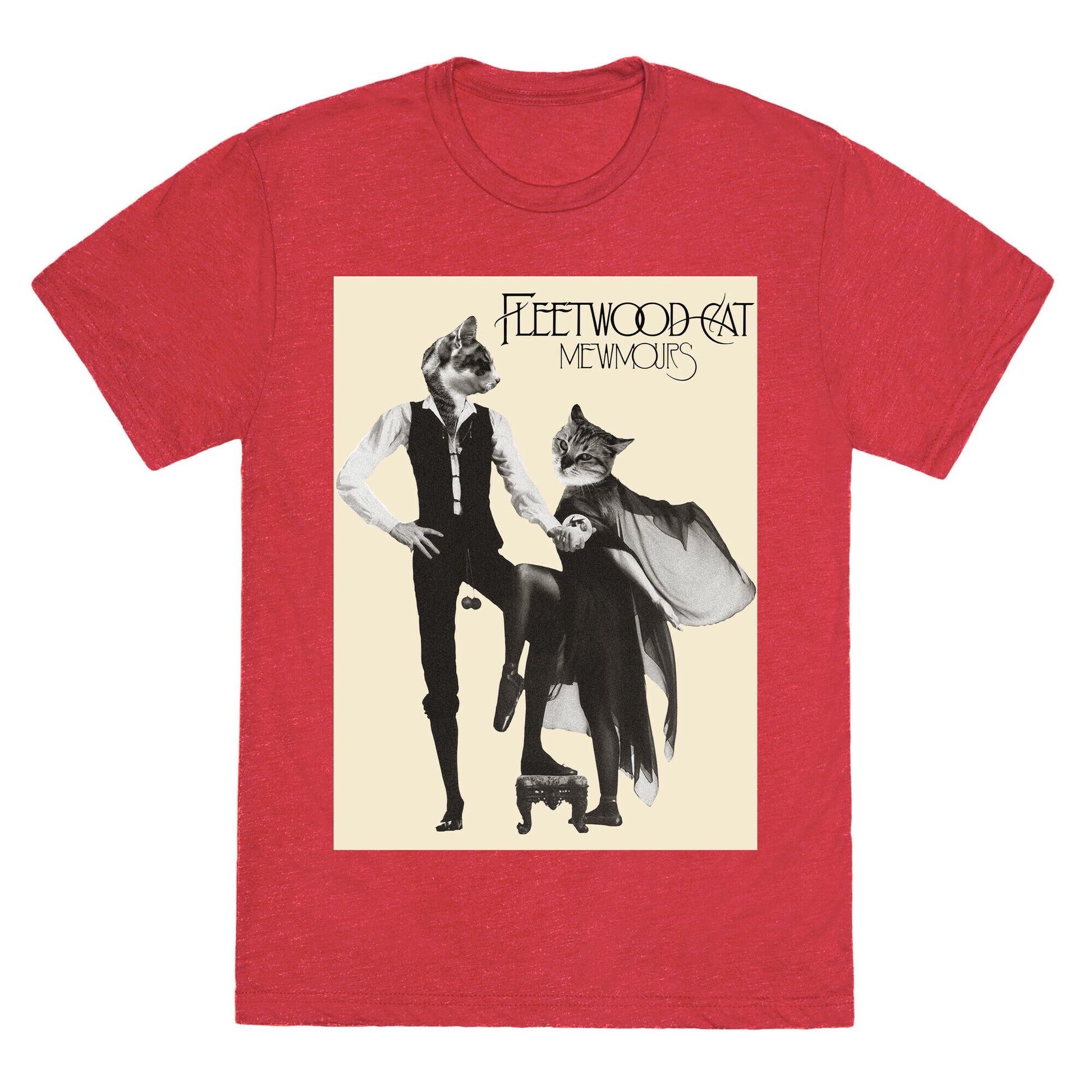 Fleetwood Cat Mewmours Mashup Unisex Triblend Tee