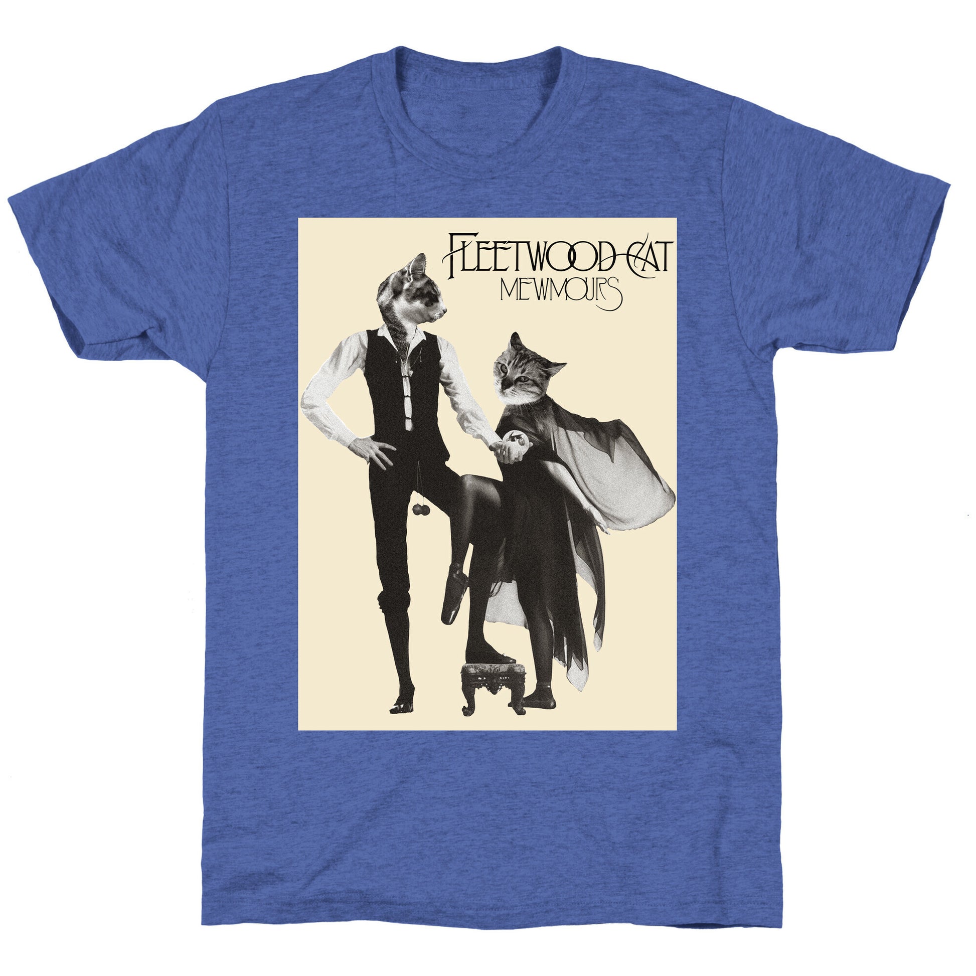 Fleetwood Cat Mewmours Mashup Unisex Triblend Tee