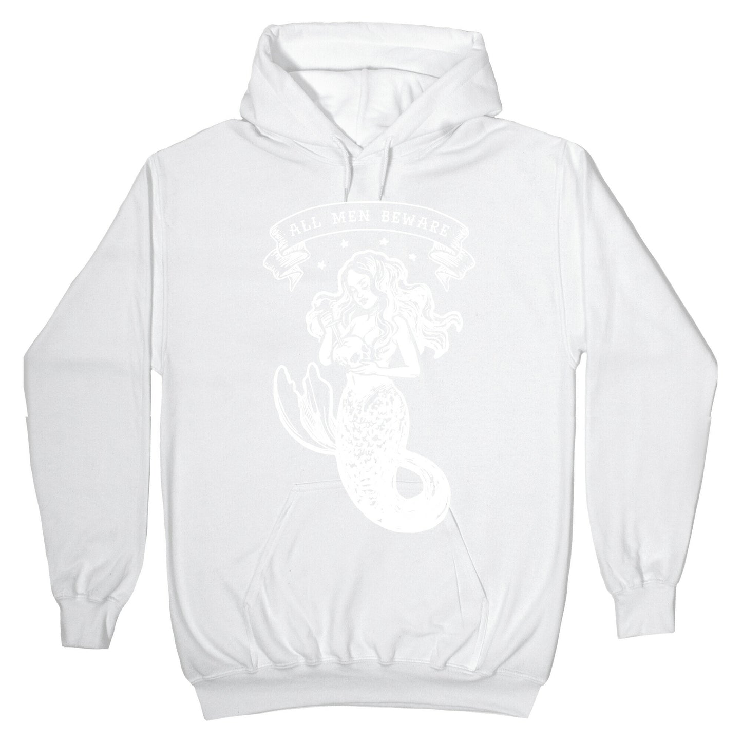All Men Beware Vintage Mermaid Hoodie