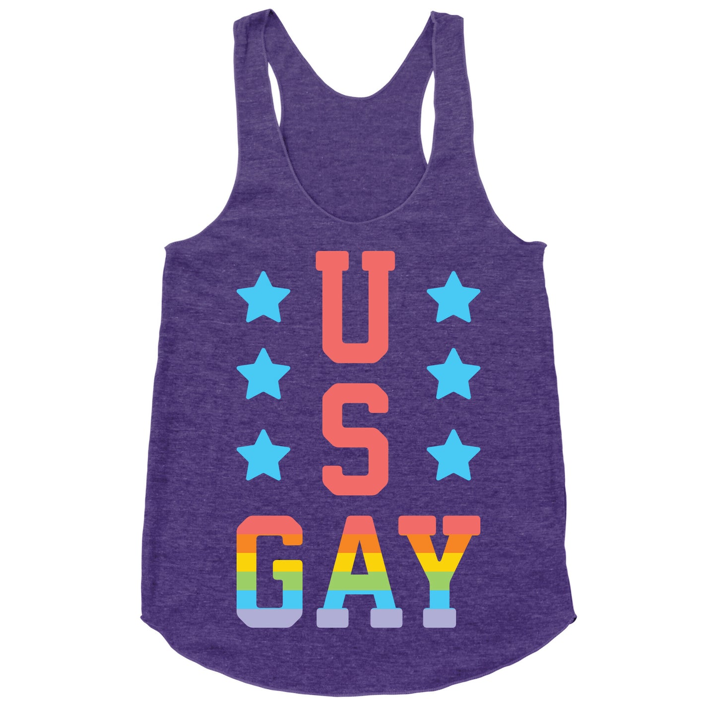 U.S.Gay Racerback Tank