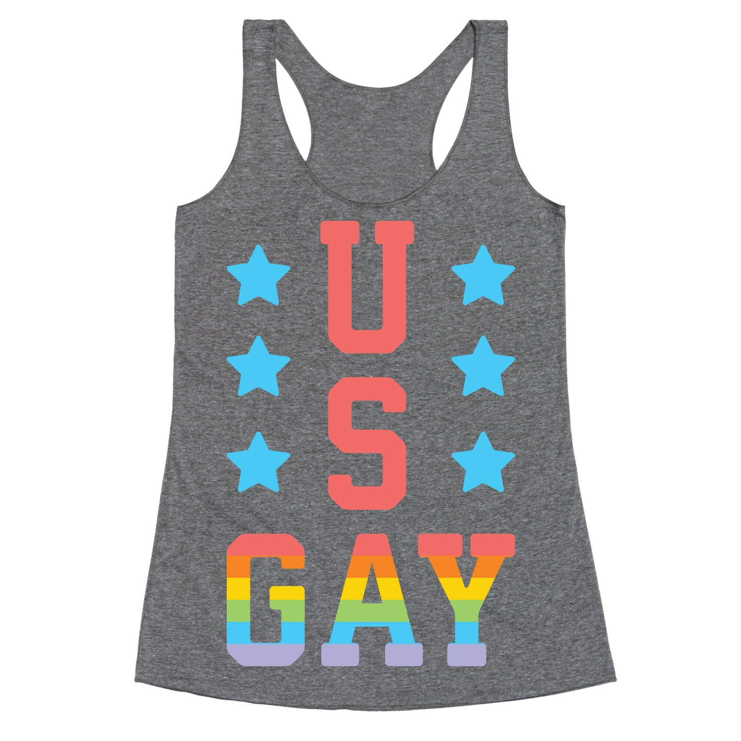 U.S.Gay Racerback Tank