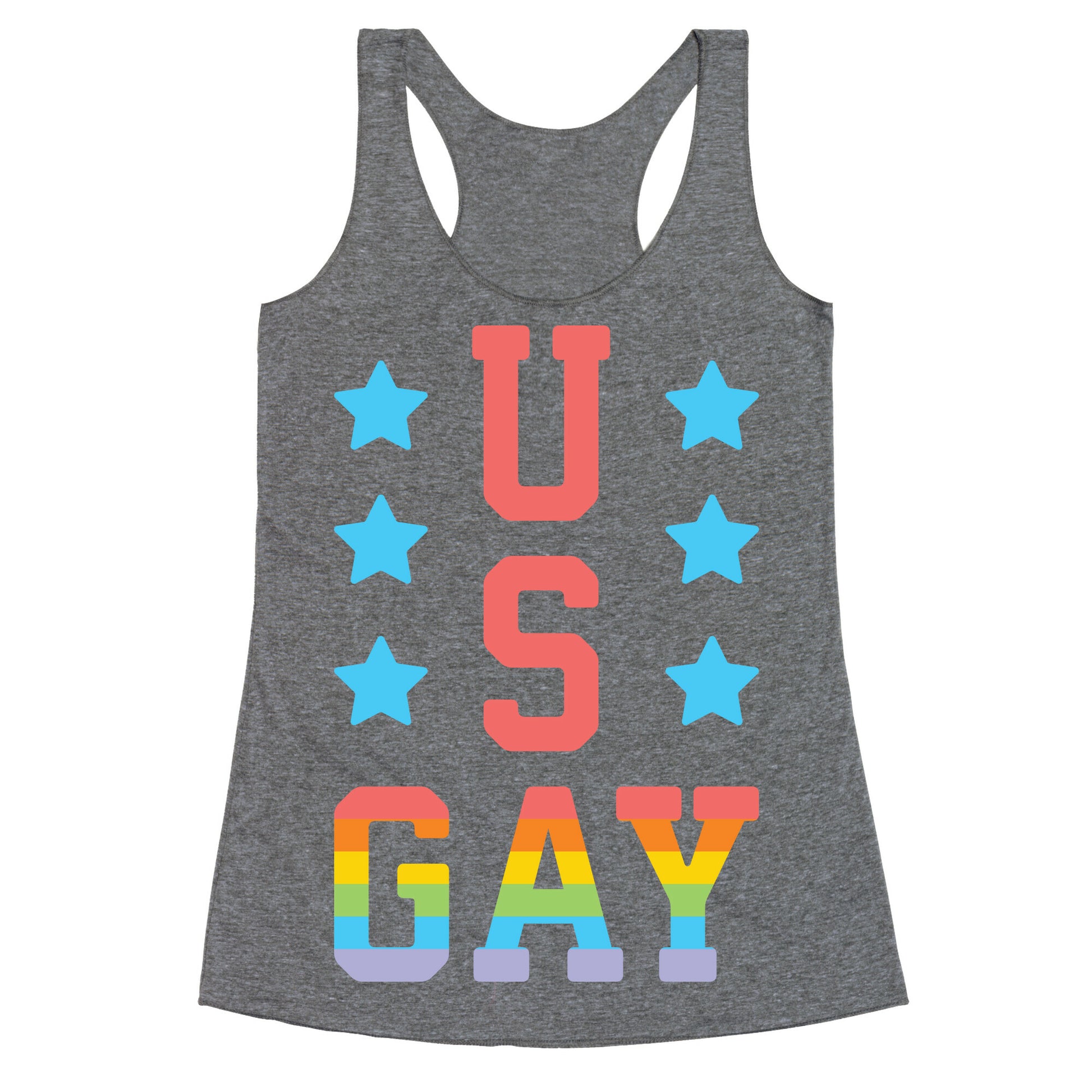 U.S.Gay Racerback Tank