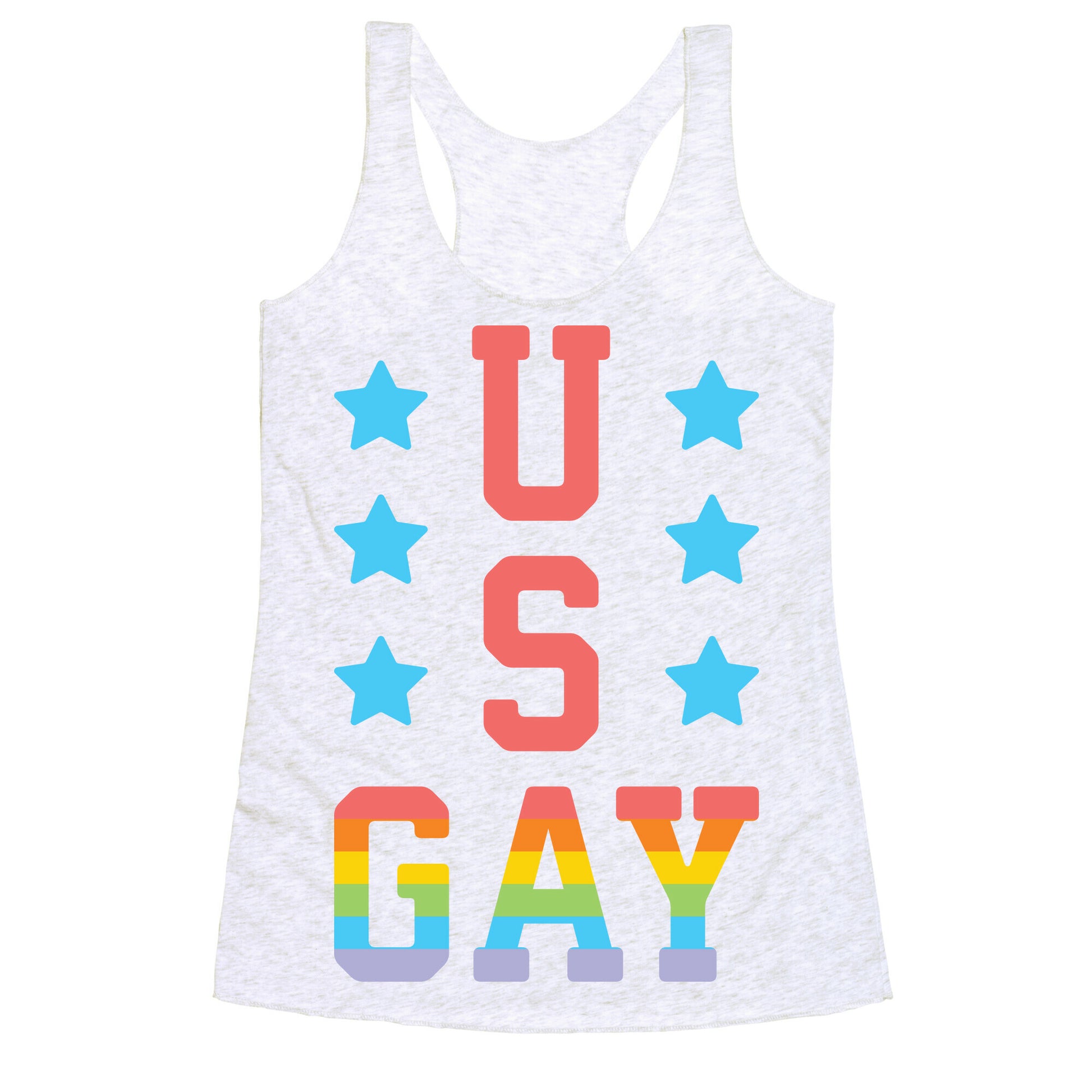 U.S.Gay Racerback Tank