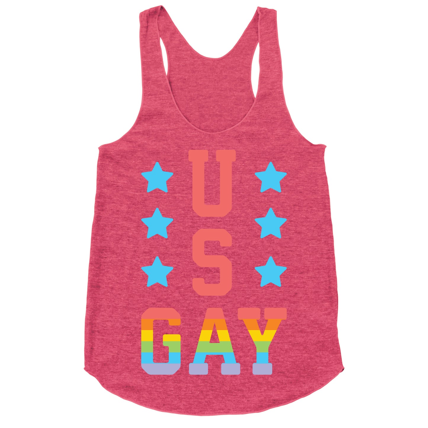 U.S.Gay Racerback Tank