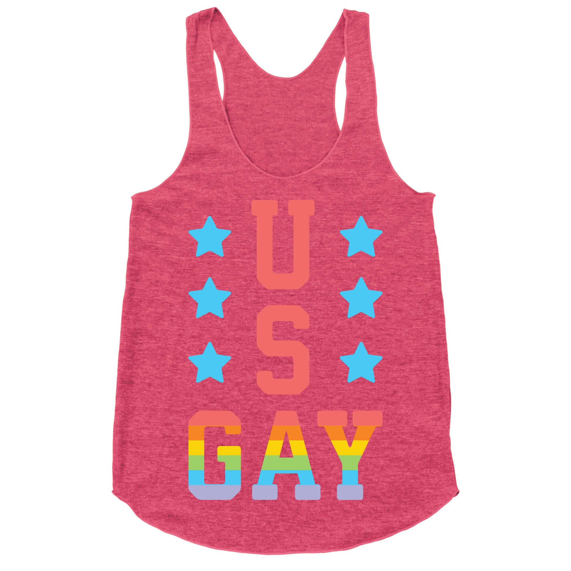U.S.Gay Racerback Tank