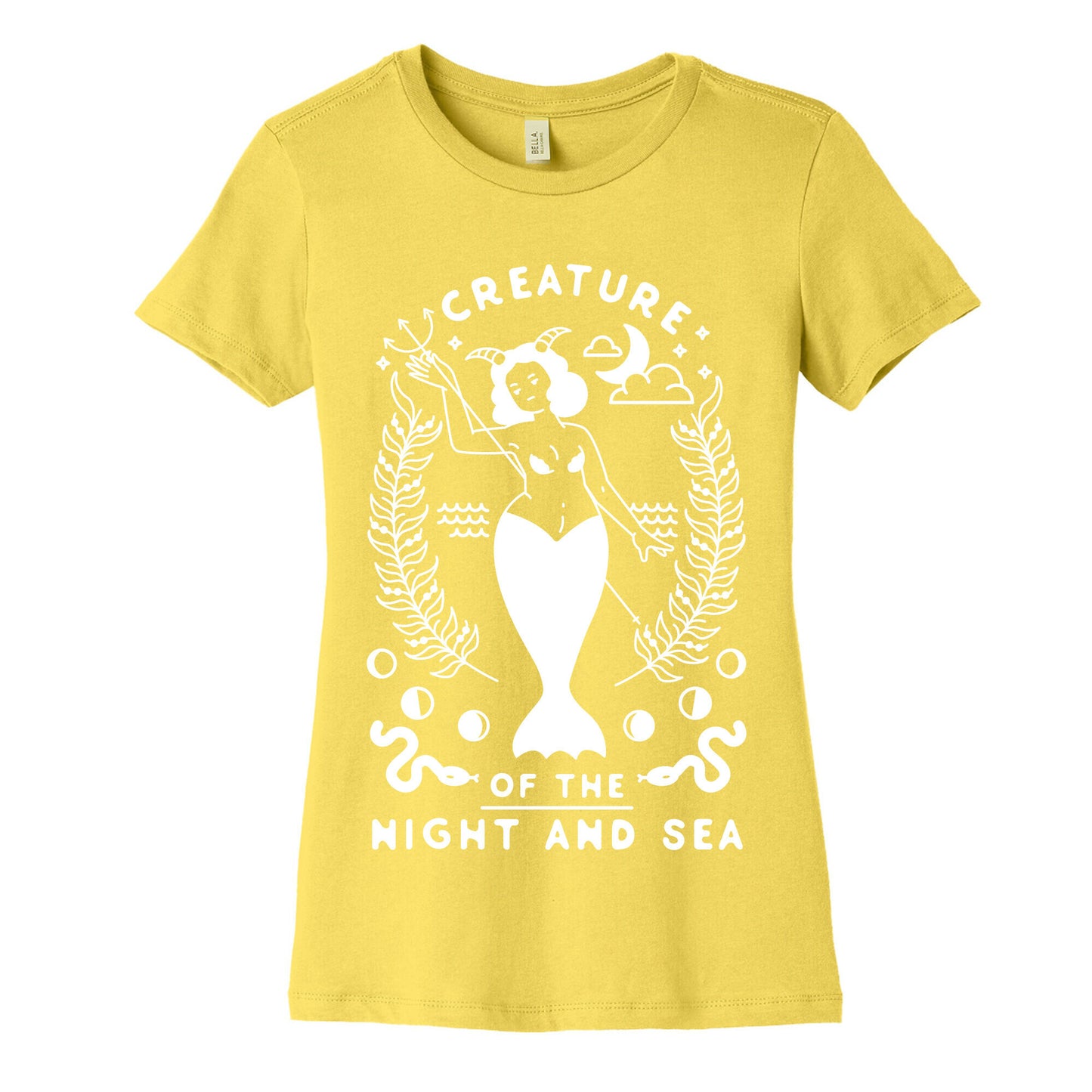 Creature of the Night and Sea Women's Cotton Tee