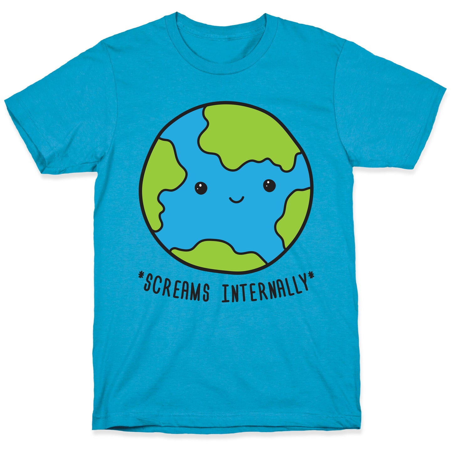 Earth Screams Internally Unisex Triblend Tee