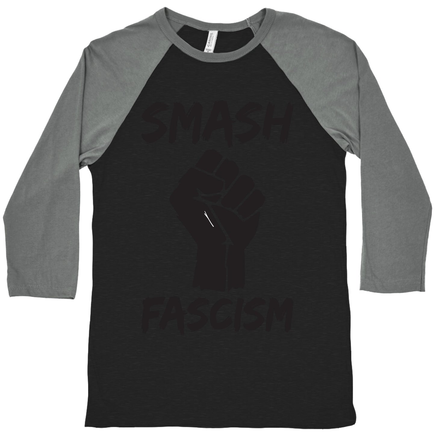 Smash Fascism Baseball Tee