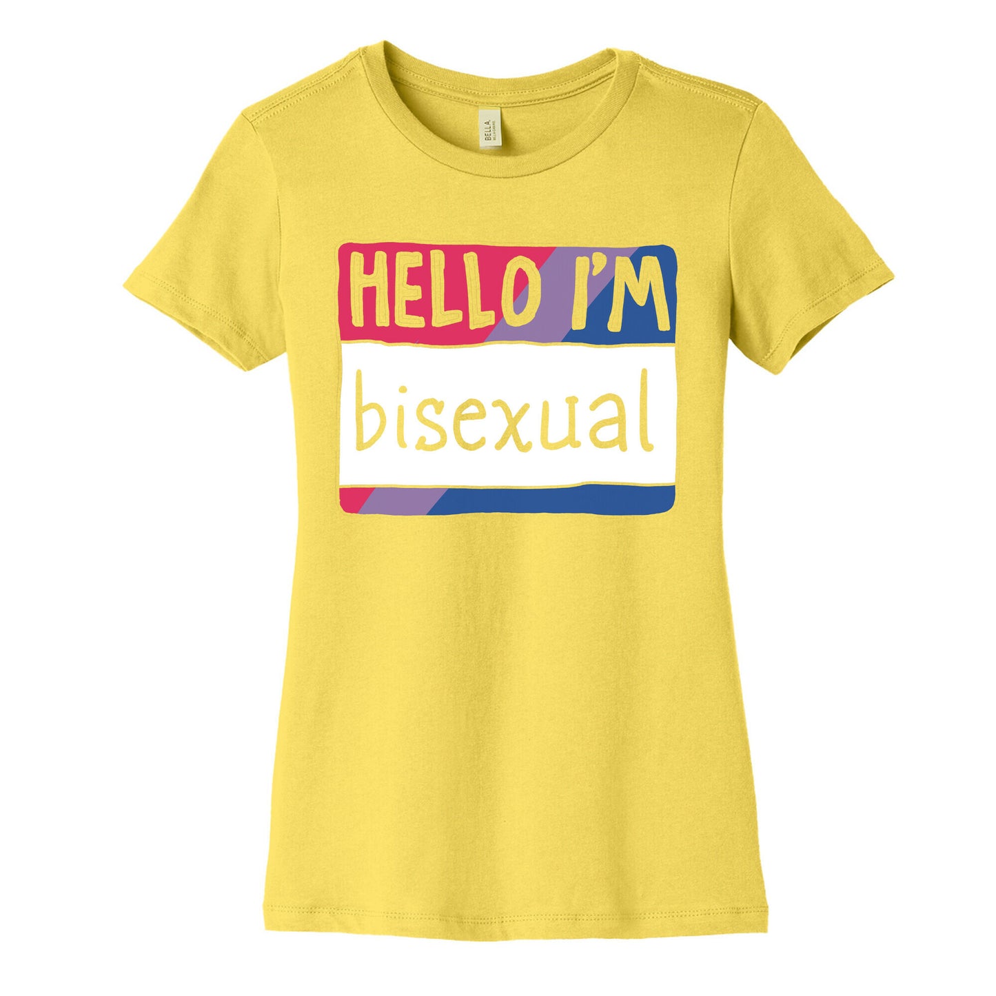 Hello I'm Bisexual Women's Cotton Tee