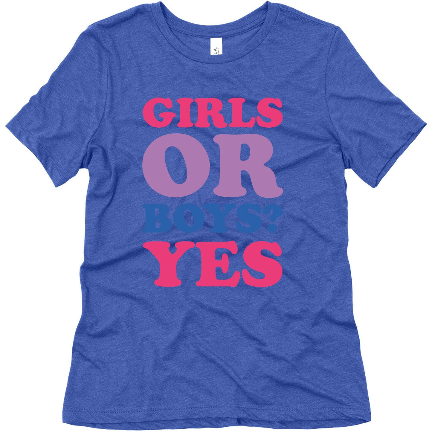 Girls Or Boys? Yes Women's Triblend Tee