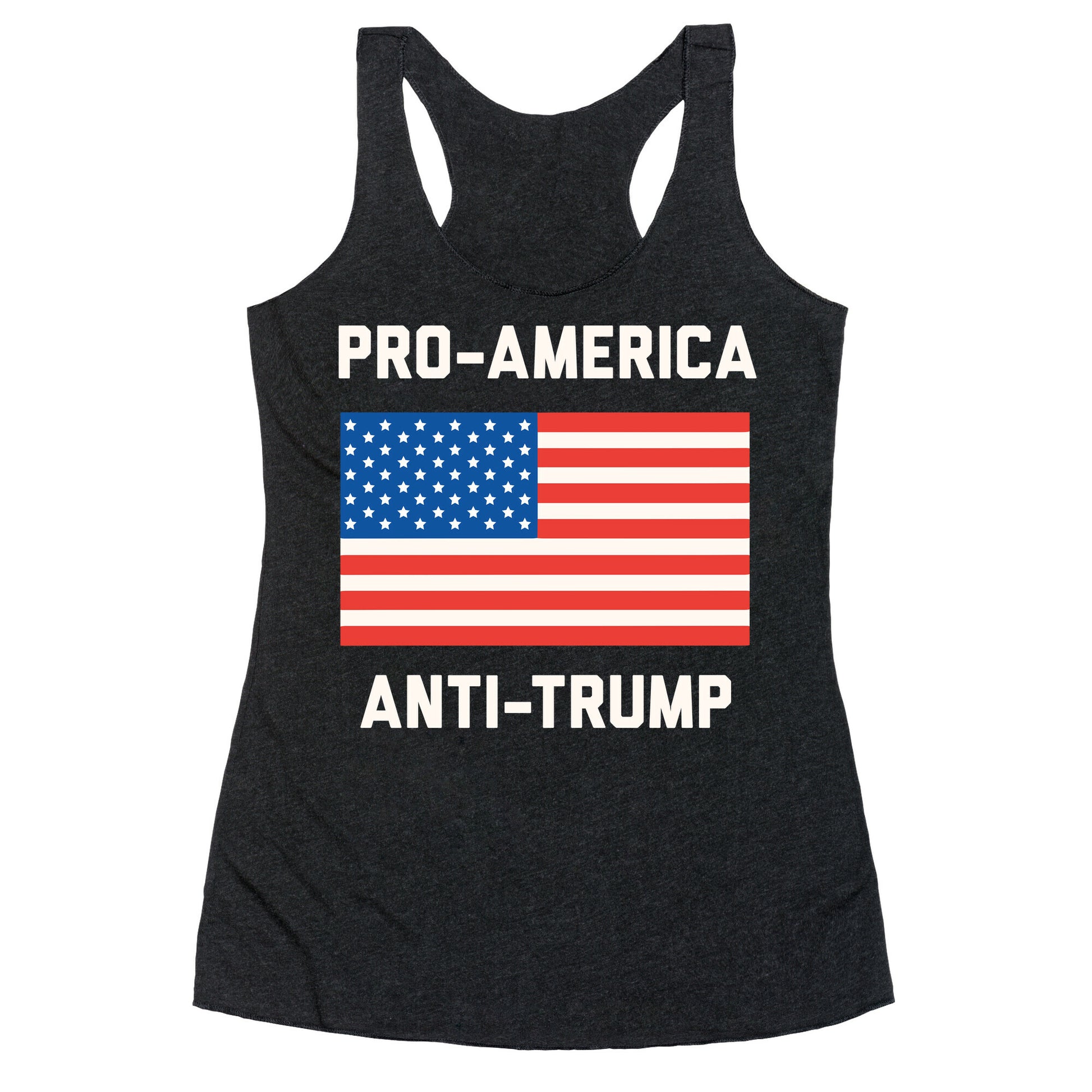 Pro-America Anti-Trump Racerback Tank