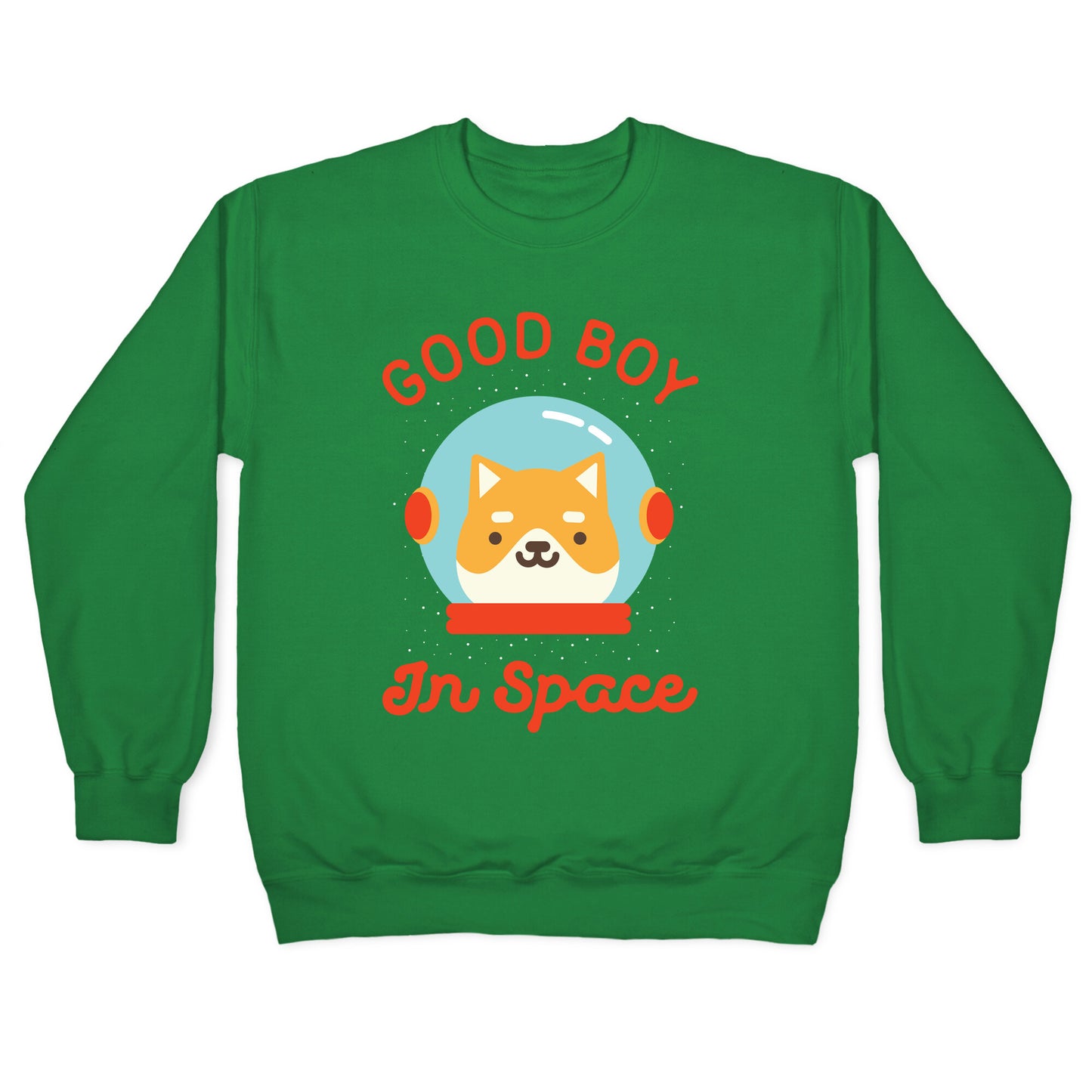 Good Boy In Space Crewneck Sweatshirt