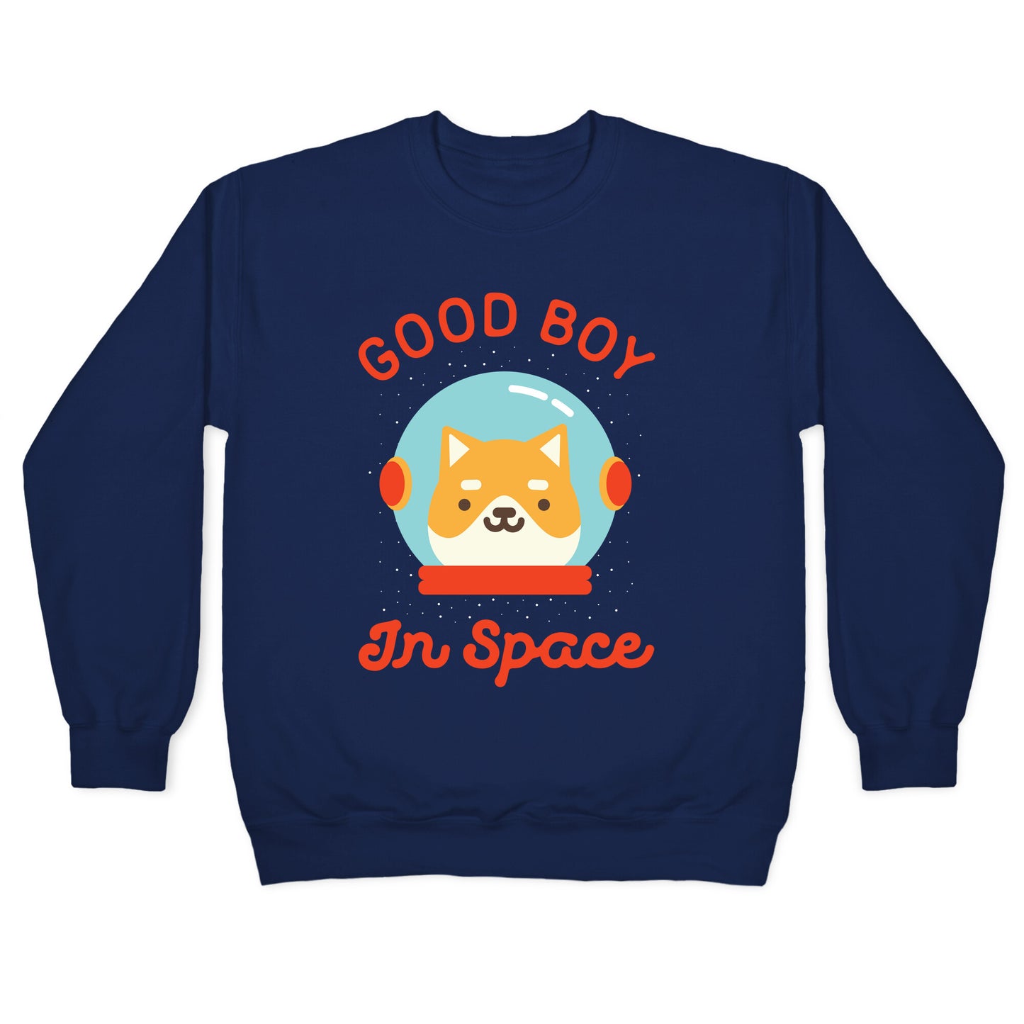 Good Boy In Space Crewneck Sweatshirt