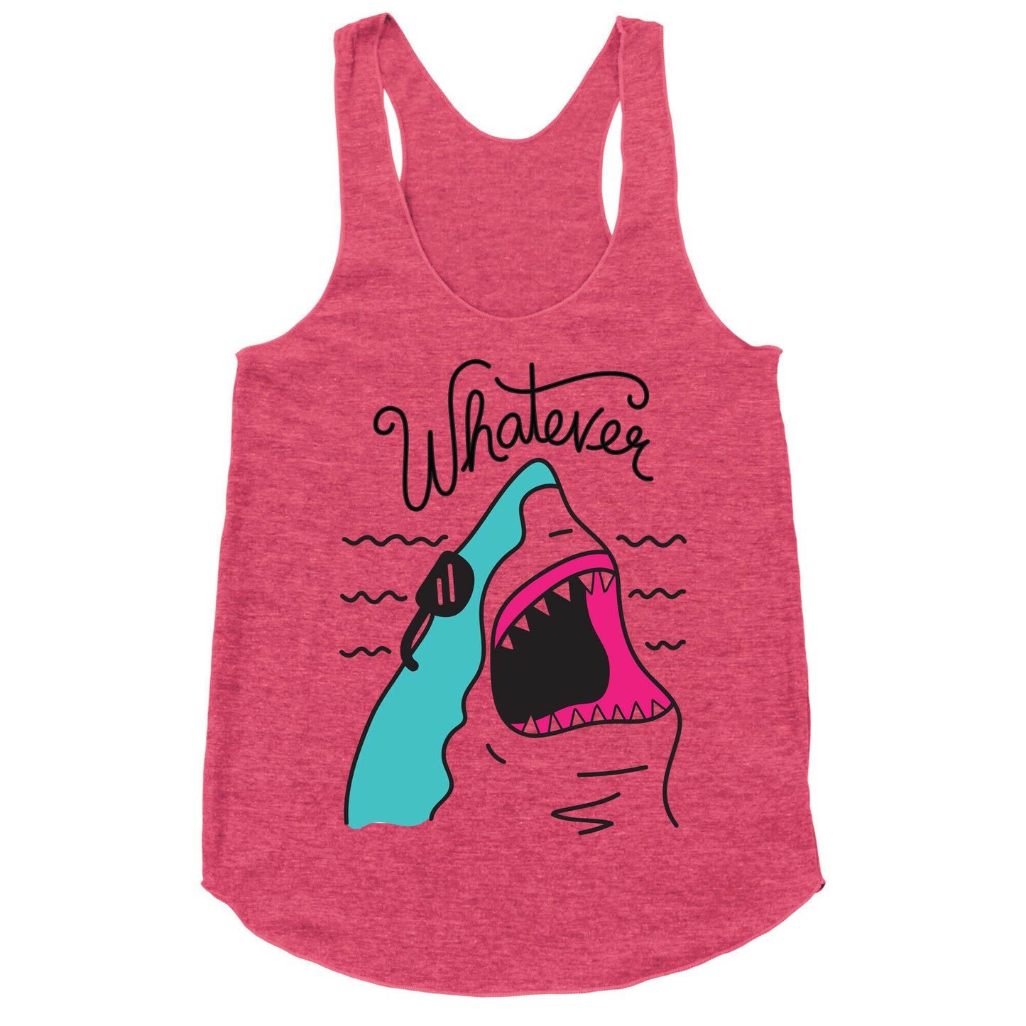 Whatever Shark Racerback Tank