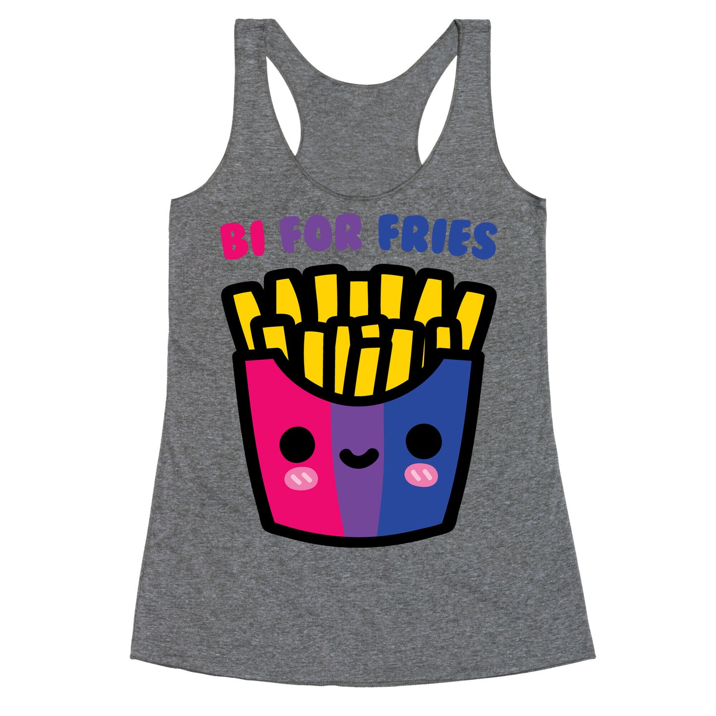 Bi For Fries Racerback Tank