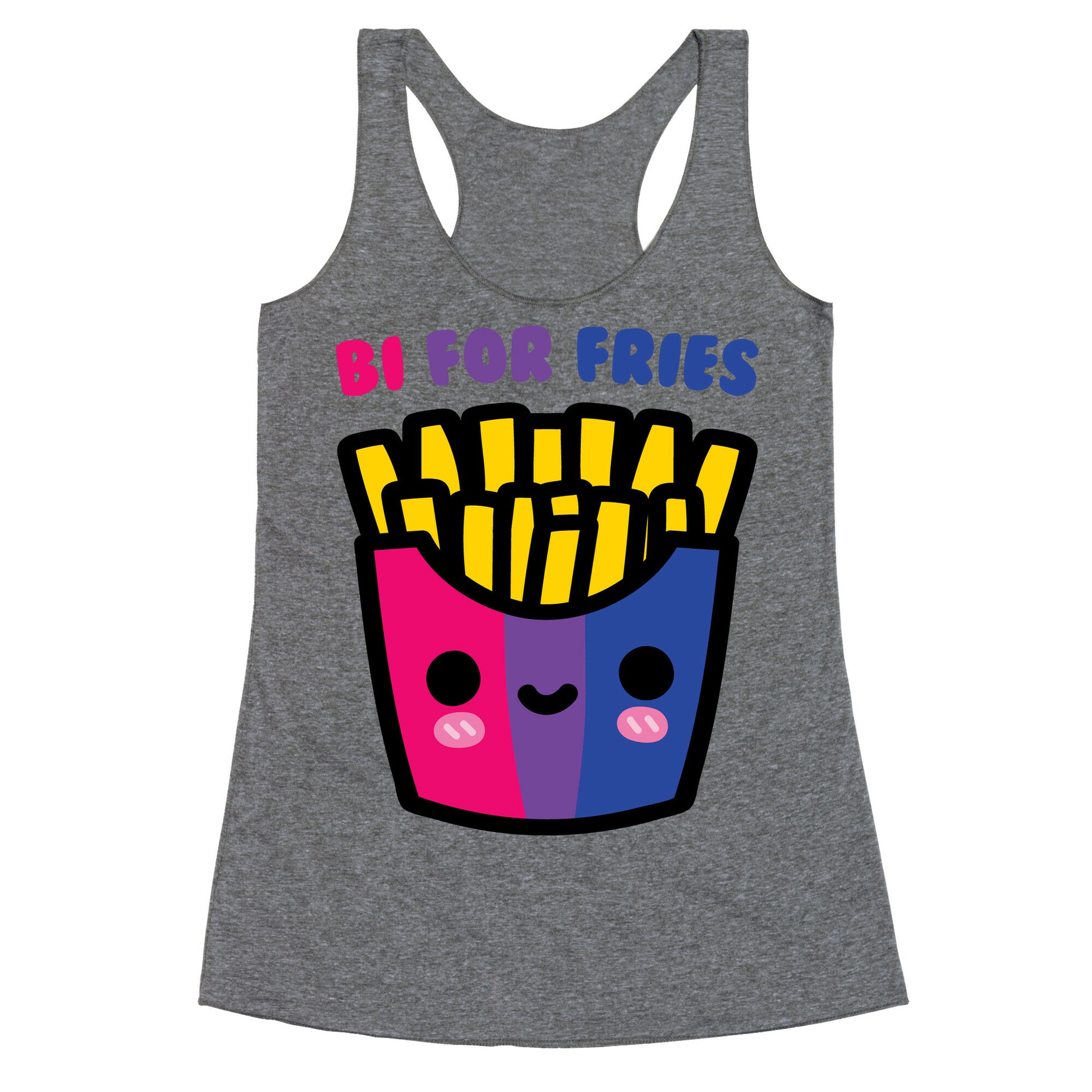 Bi For Fries Racerback Tank