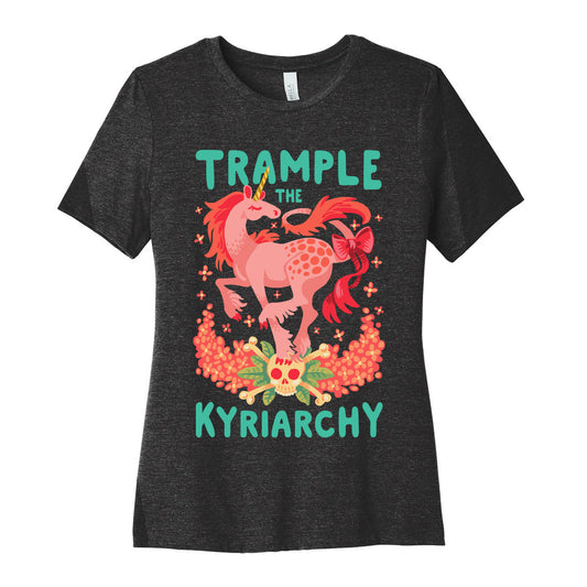 Trample the Kyriarchy Women's Cotton Tee