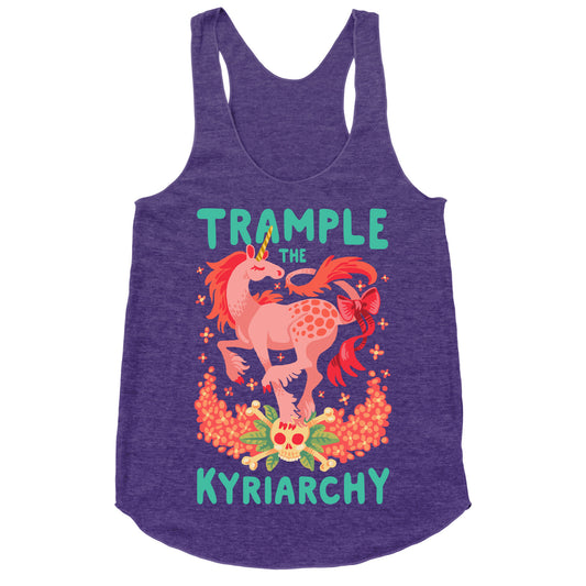 Trample the Kyriarchy Racerback Tank