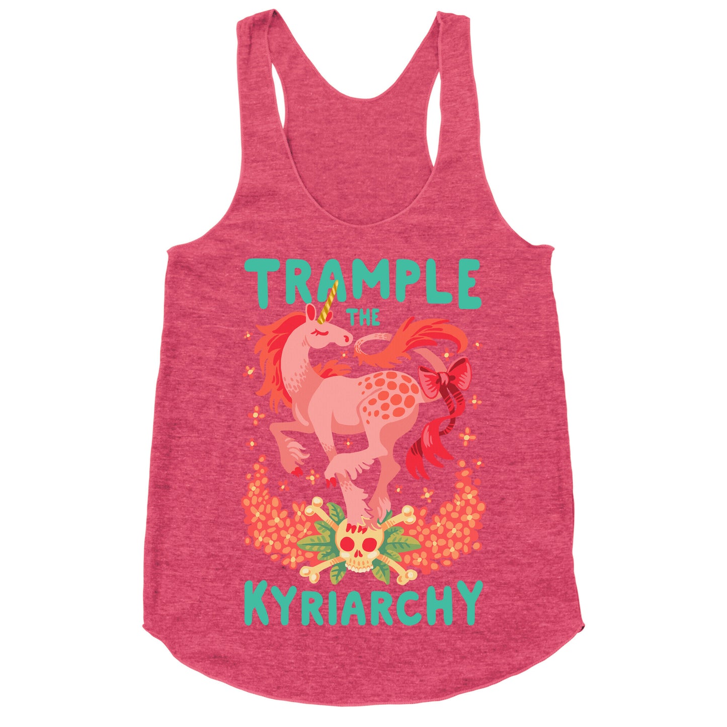 Trample the Kyriarchy Racerback Tank