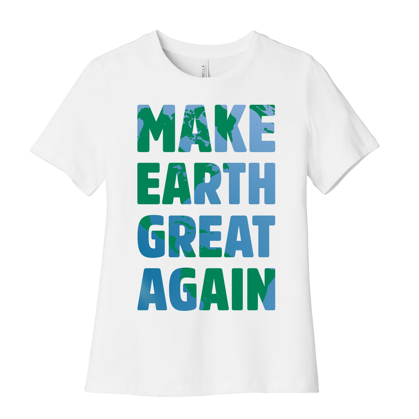 Make Earth Great Again Women's Cotton Tee