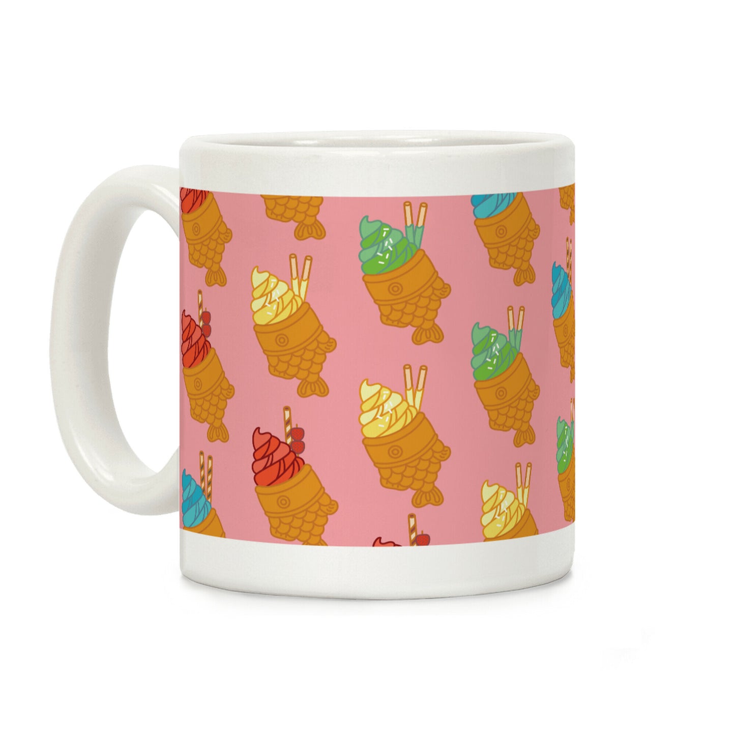 Taiyaki Pattern Coffee Mug