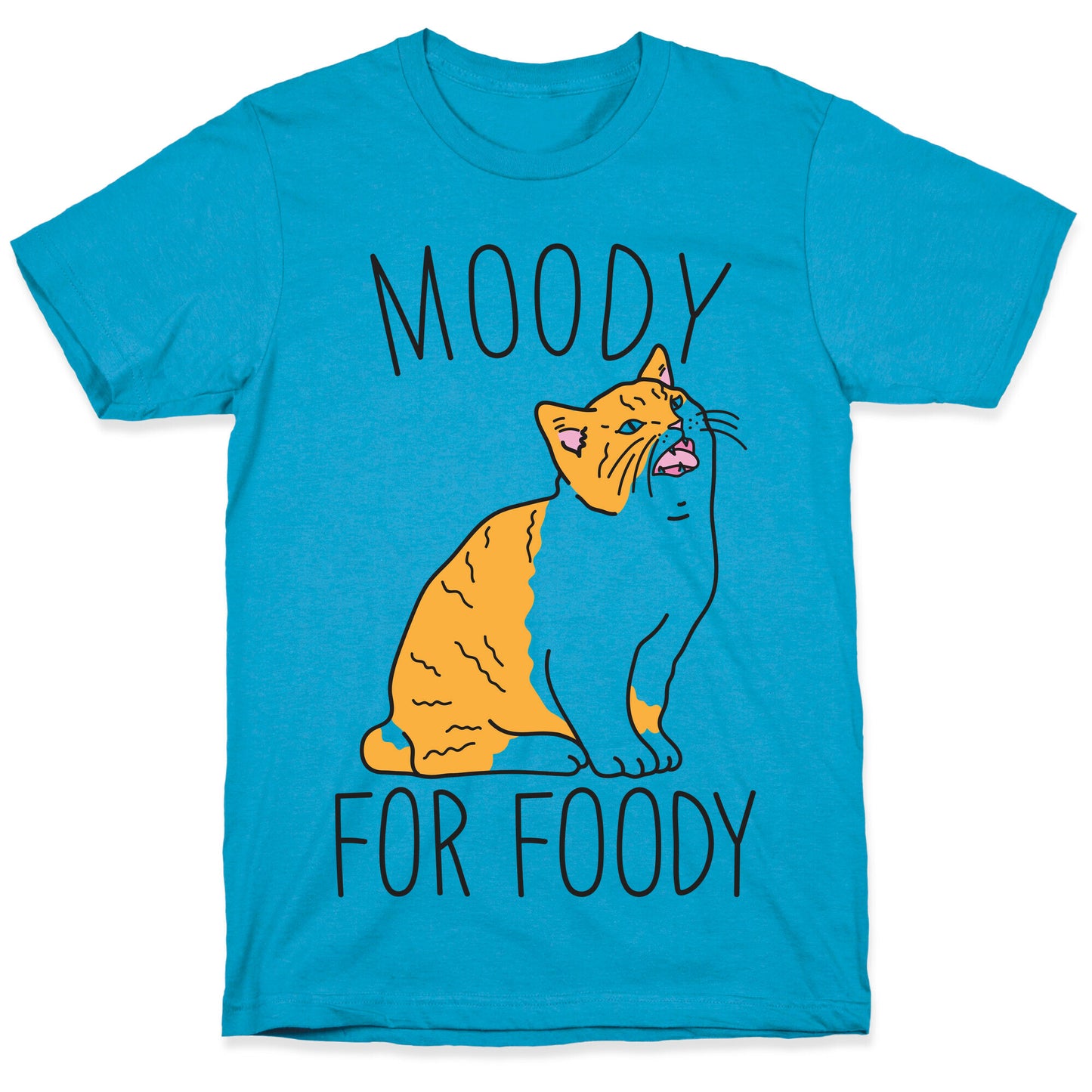 Moody For Foody Cat Unisex Triblend Tee