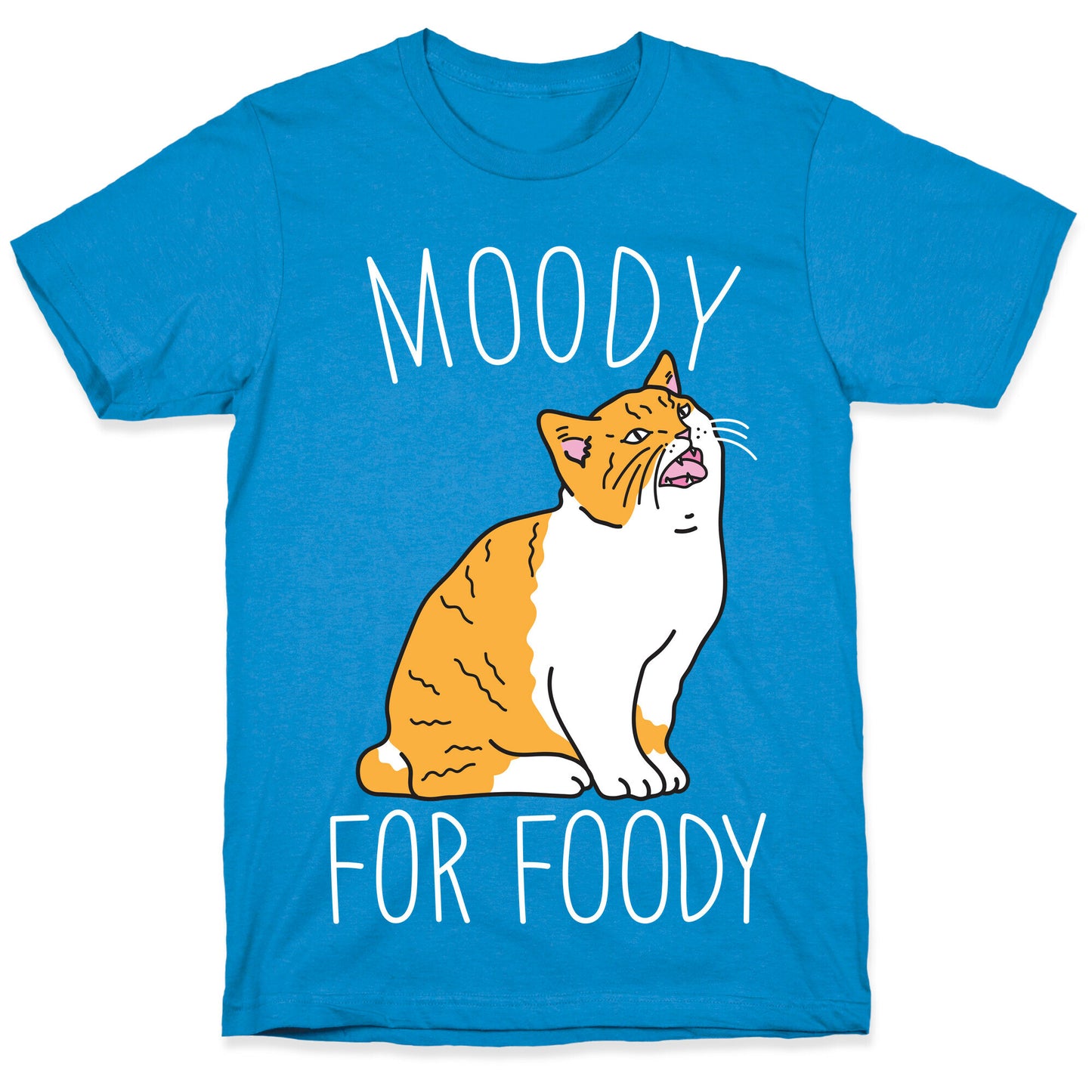 Moody For Foody Cat T-Shirt