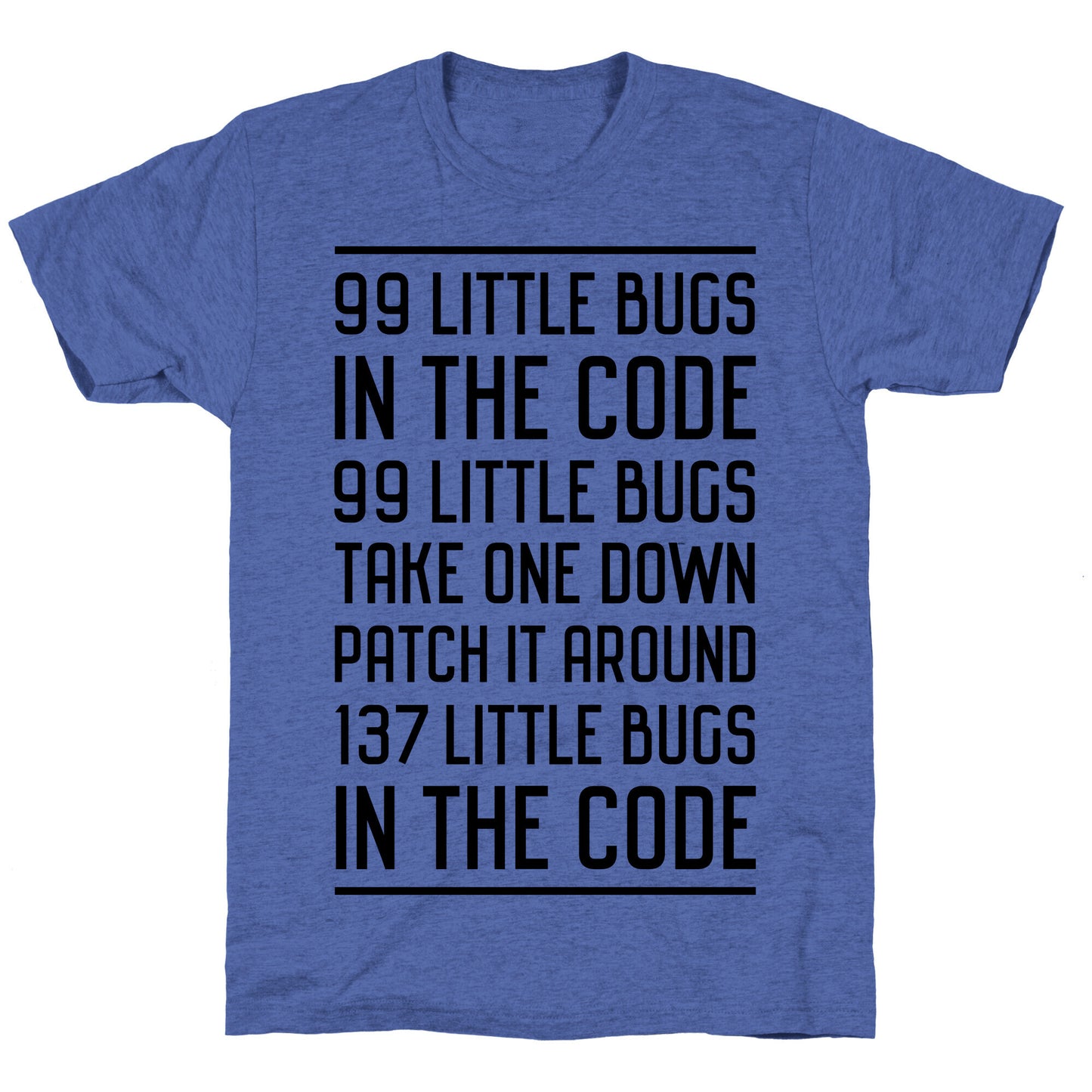 99 Little Bugs in the Code Unisex Triblend Tee
