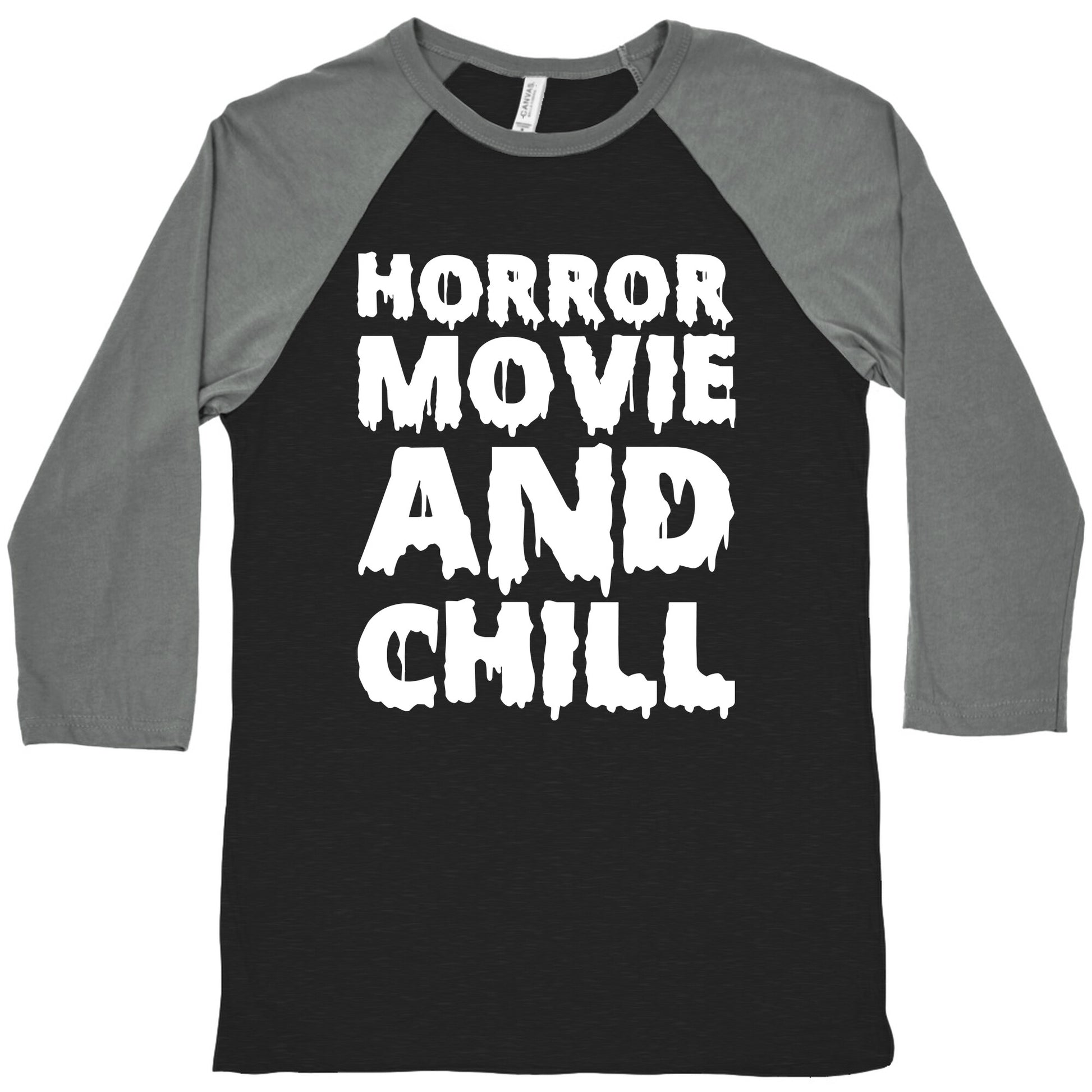 Horror Movie and Chill Baseball Tee