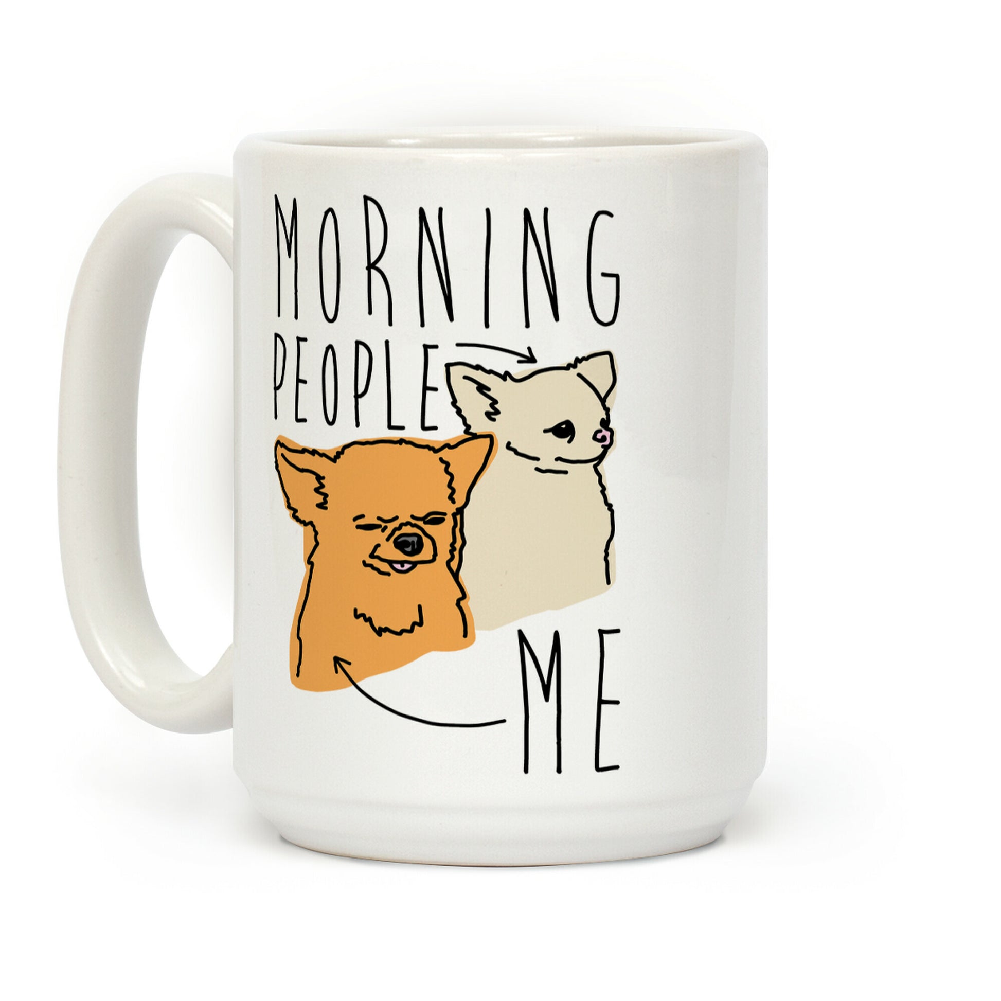Morning People Vs. Me Coffee Mug
