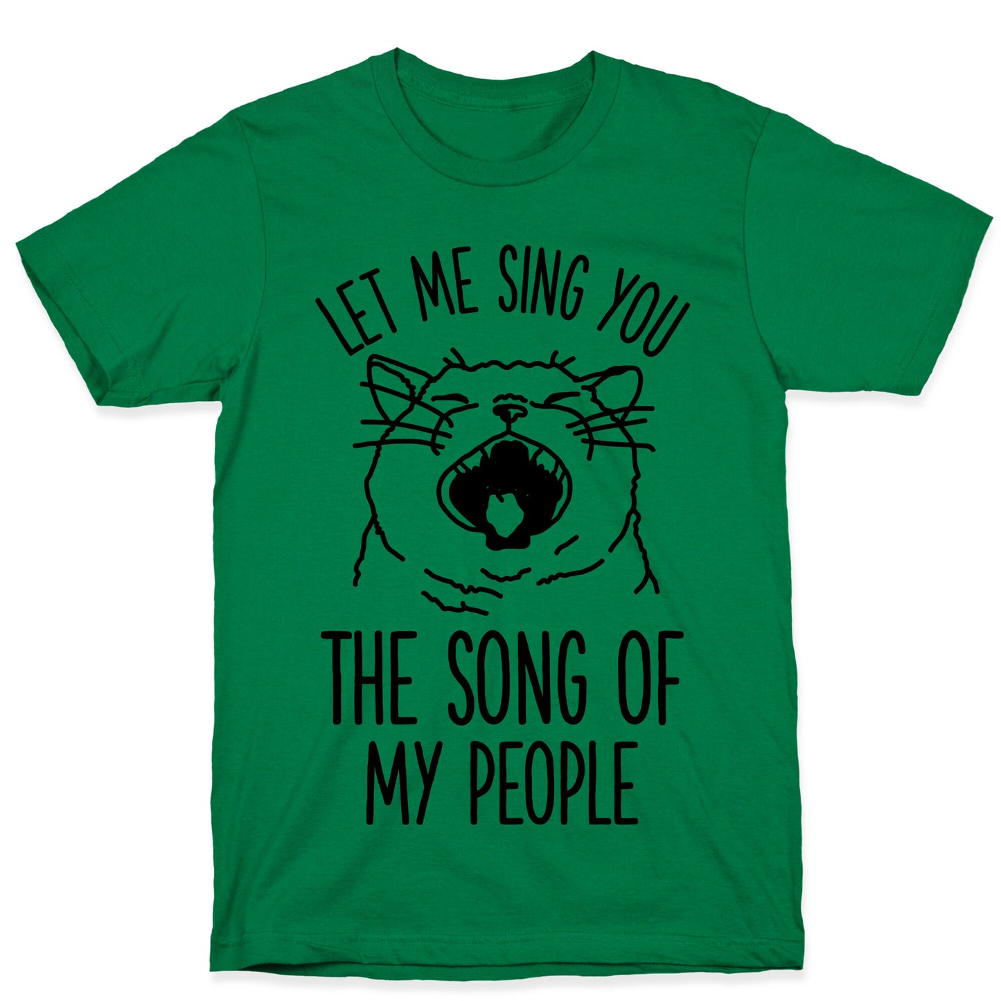 The Song Of My People Cat T-Shirt