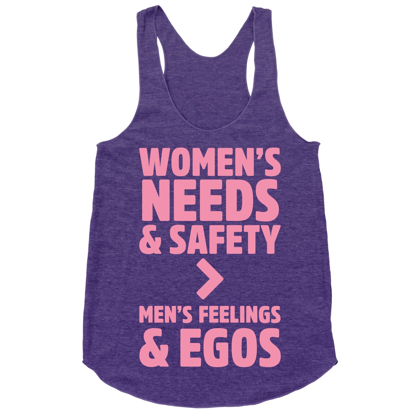 Women's Needs and Safety Racerback Tank