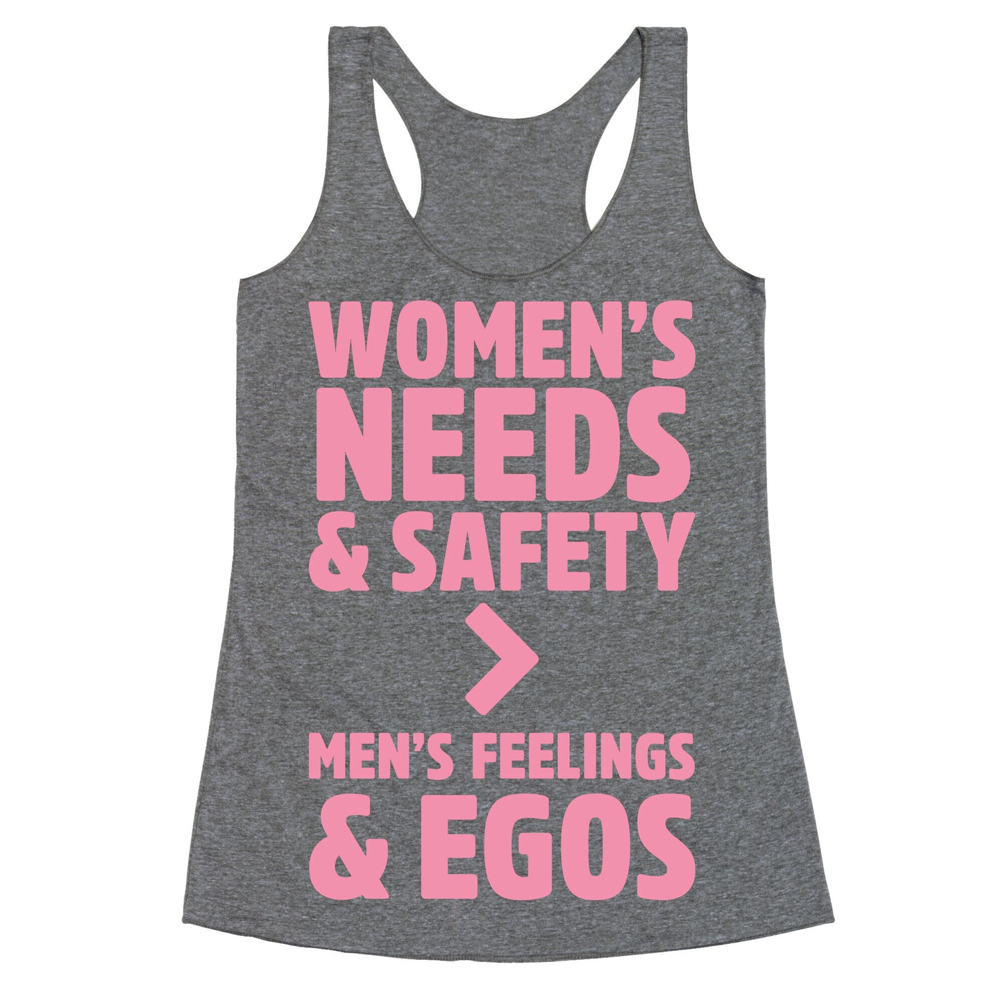 Women's Needs and Safety Racerback Tank